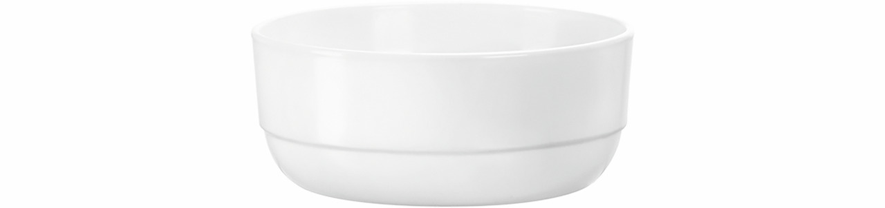 Cyl. Stapelschale 121 mm / 0,40 l weiß Careware White