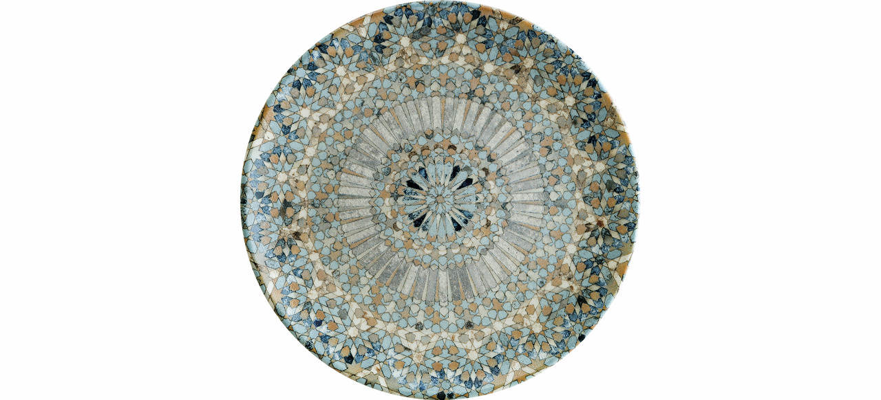 Teller flach Gourmet 170 mm Luca Mosaik