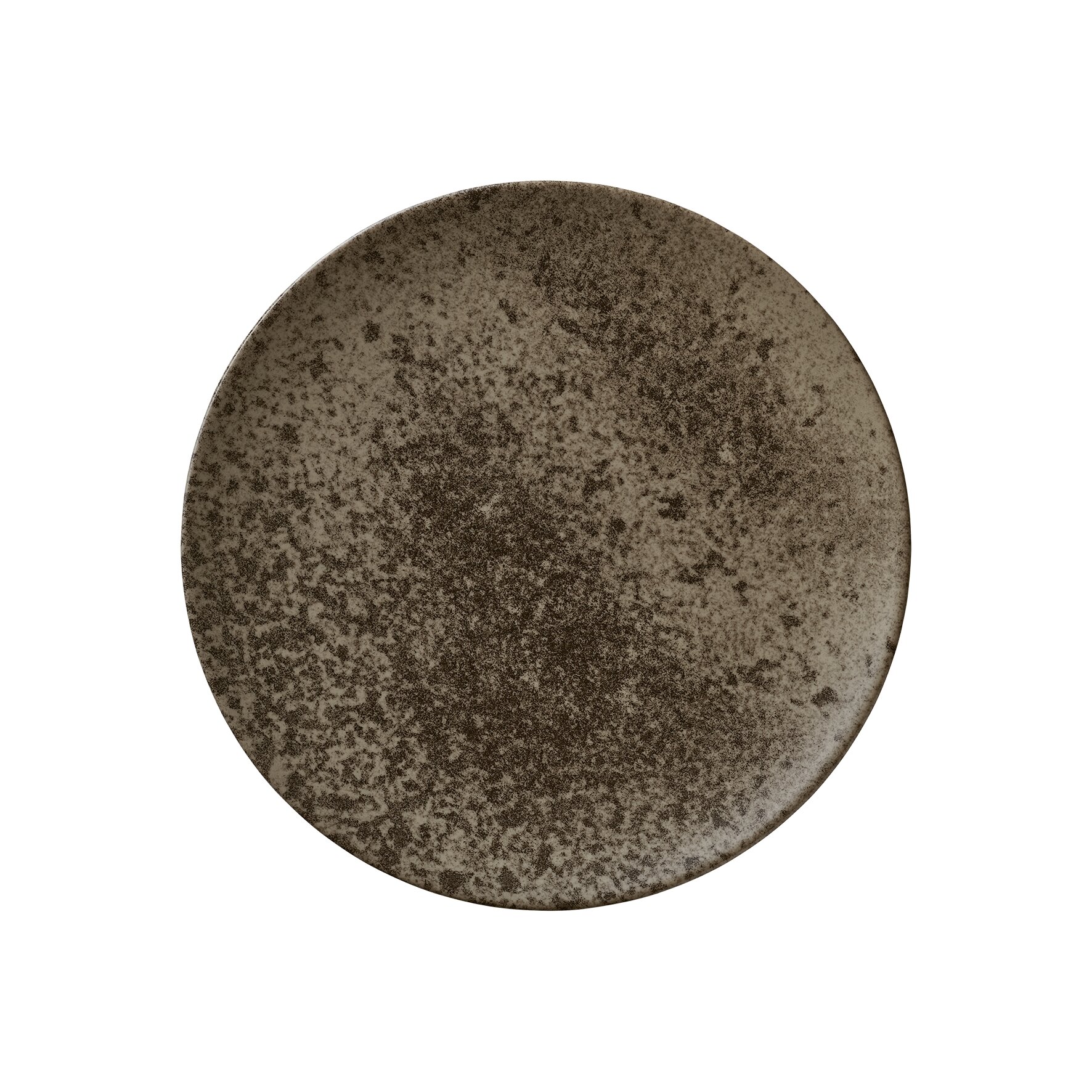 Coupteller flach 281 mm dark brown