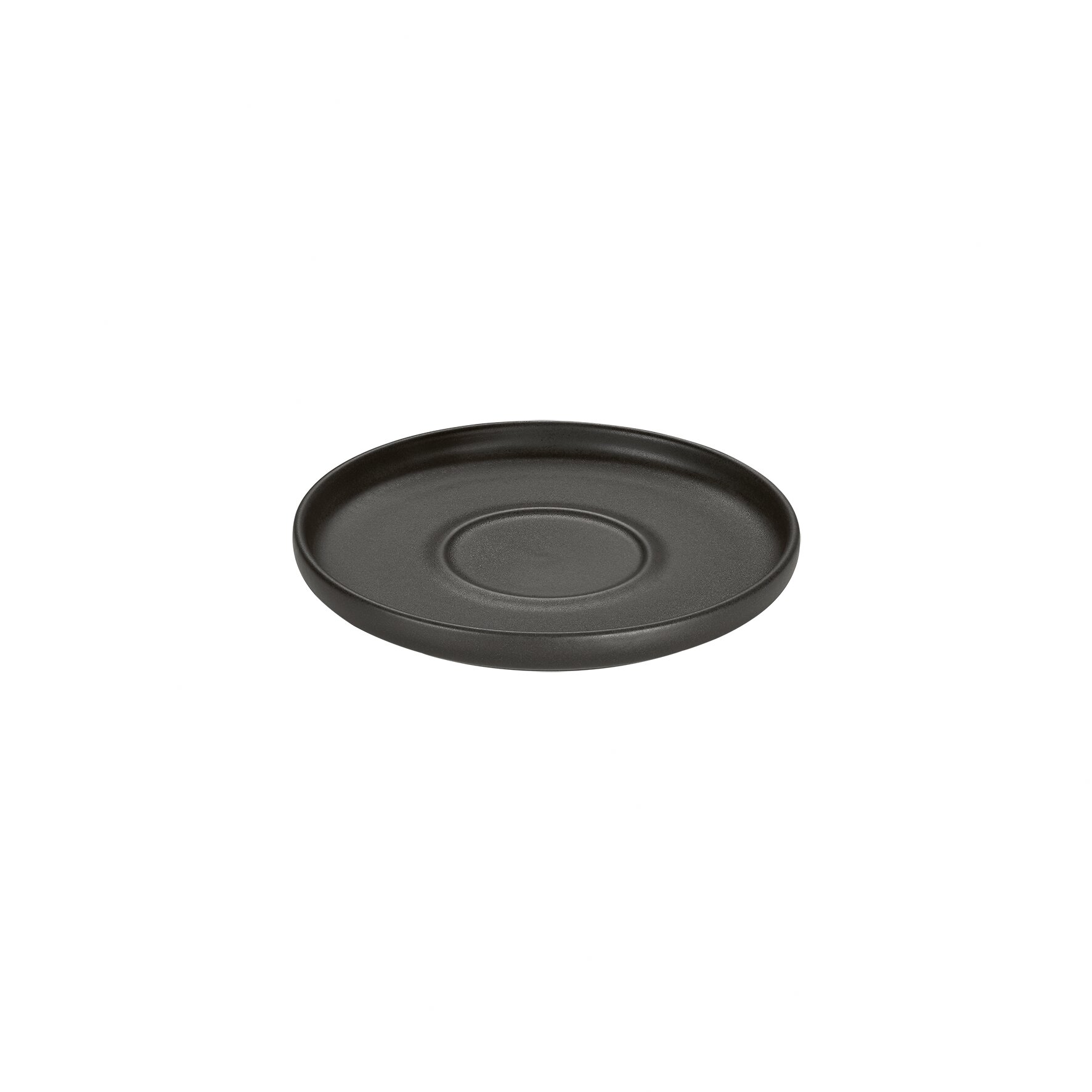 Untertasse rund 143 mm schwarz Elements