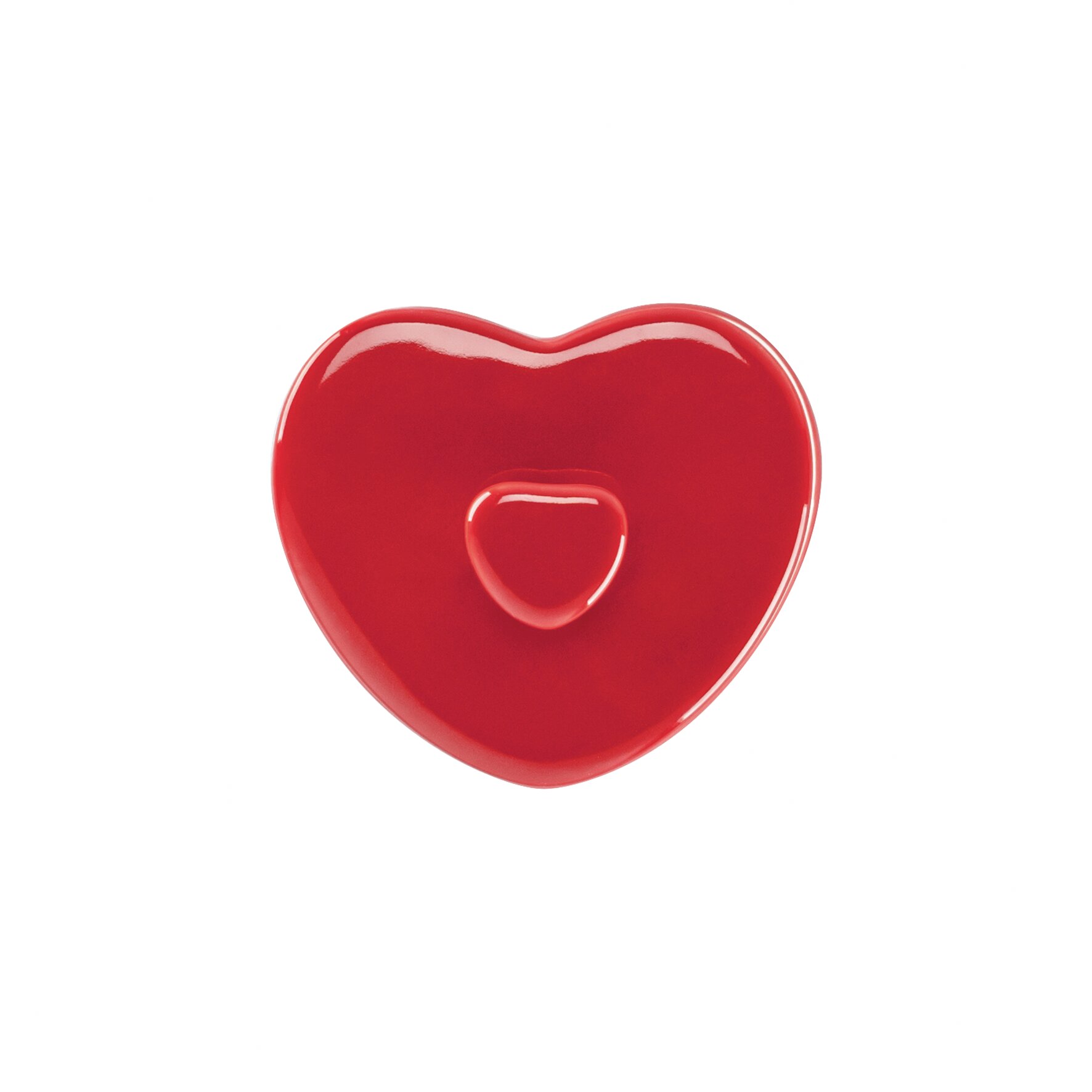 Deckel für Zuckerdose 80 x 73 mm rot Cliché