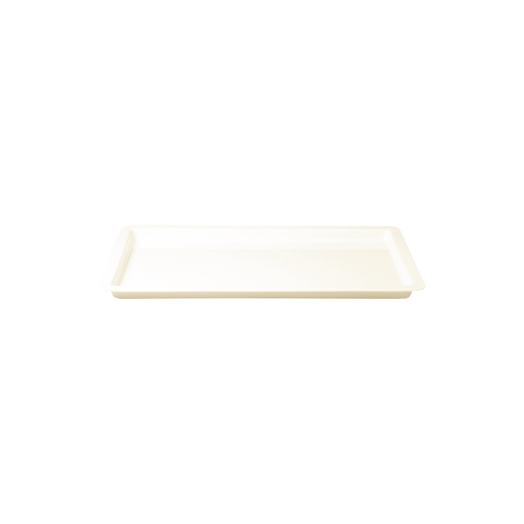 GN-Schale GN 1/2 flach 325 x 265 x 20 mm / 1,30 l creme Buffet