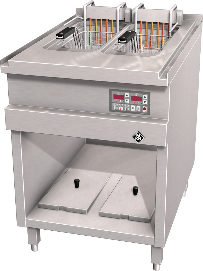 Elektro-Fritteuse 2 x 12,50 l /London II + EcoControl / 600 x 850 x 700 mm