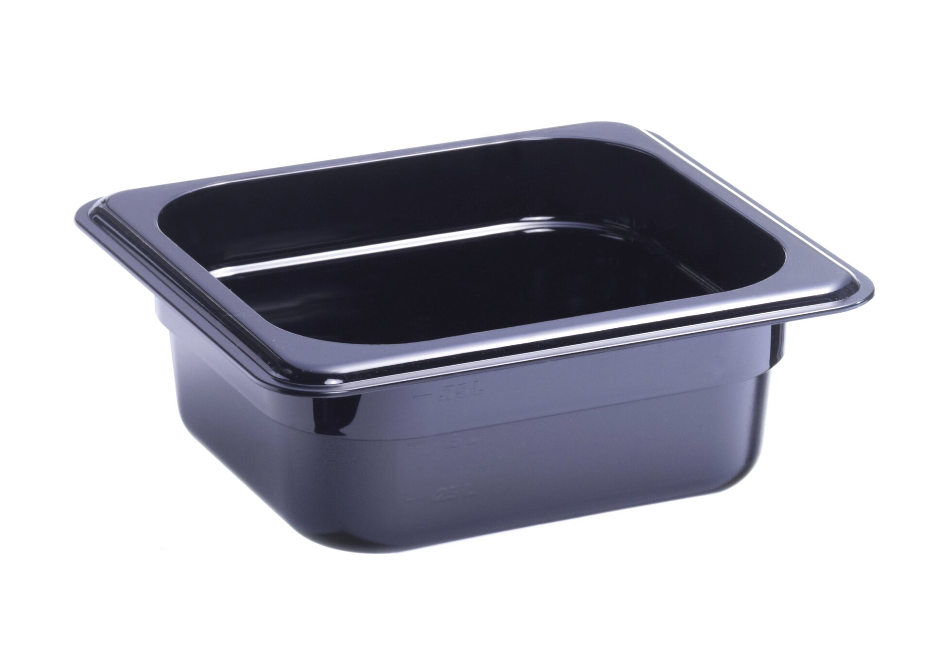 GN-Behälter GN 1/6 176 x 162 x 50 mm Polycarbonat schwarz