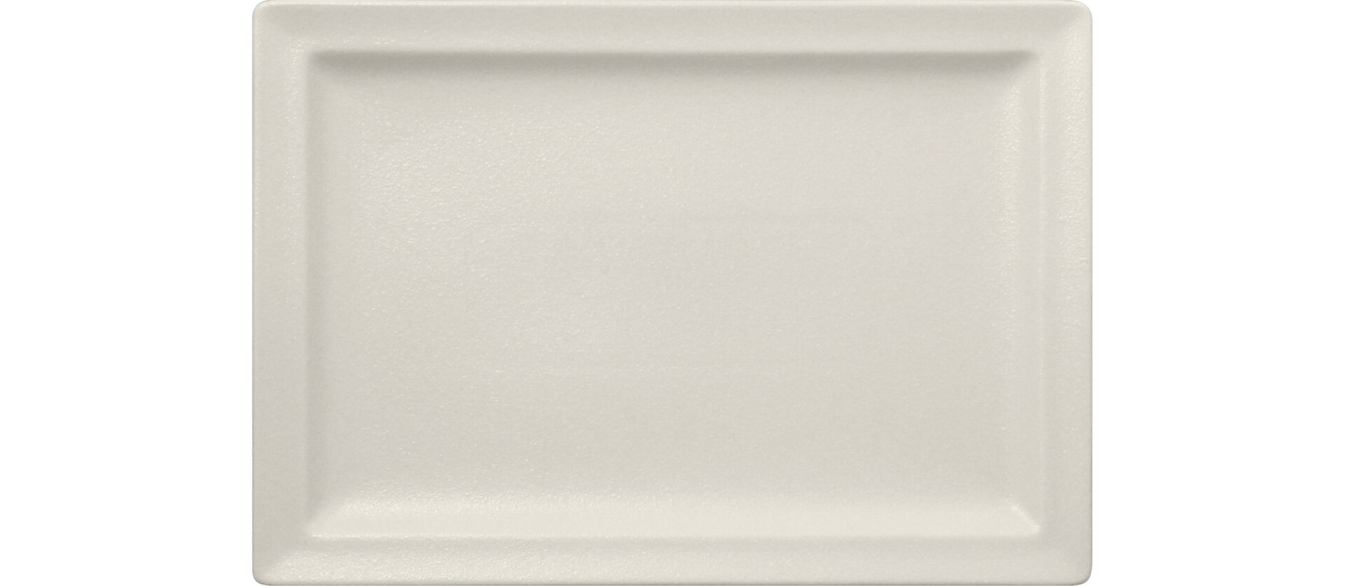 Teller flach rechteckig 330 x 230 mm sand Neofusion