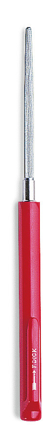 Taschenwetzstahl Klingenlänge 70 mm rot