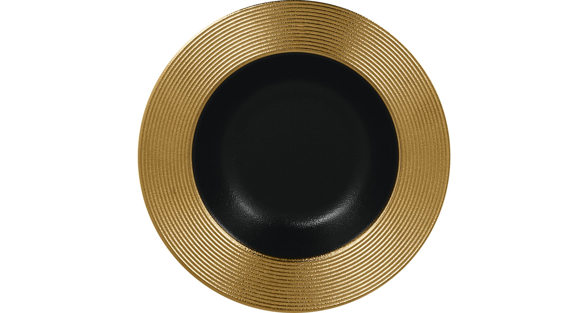 Teller tief 230 mm gold