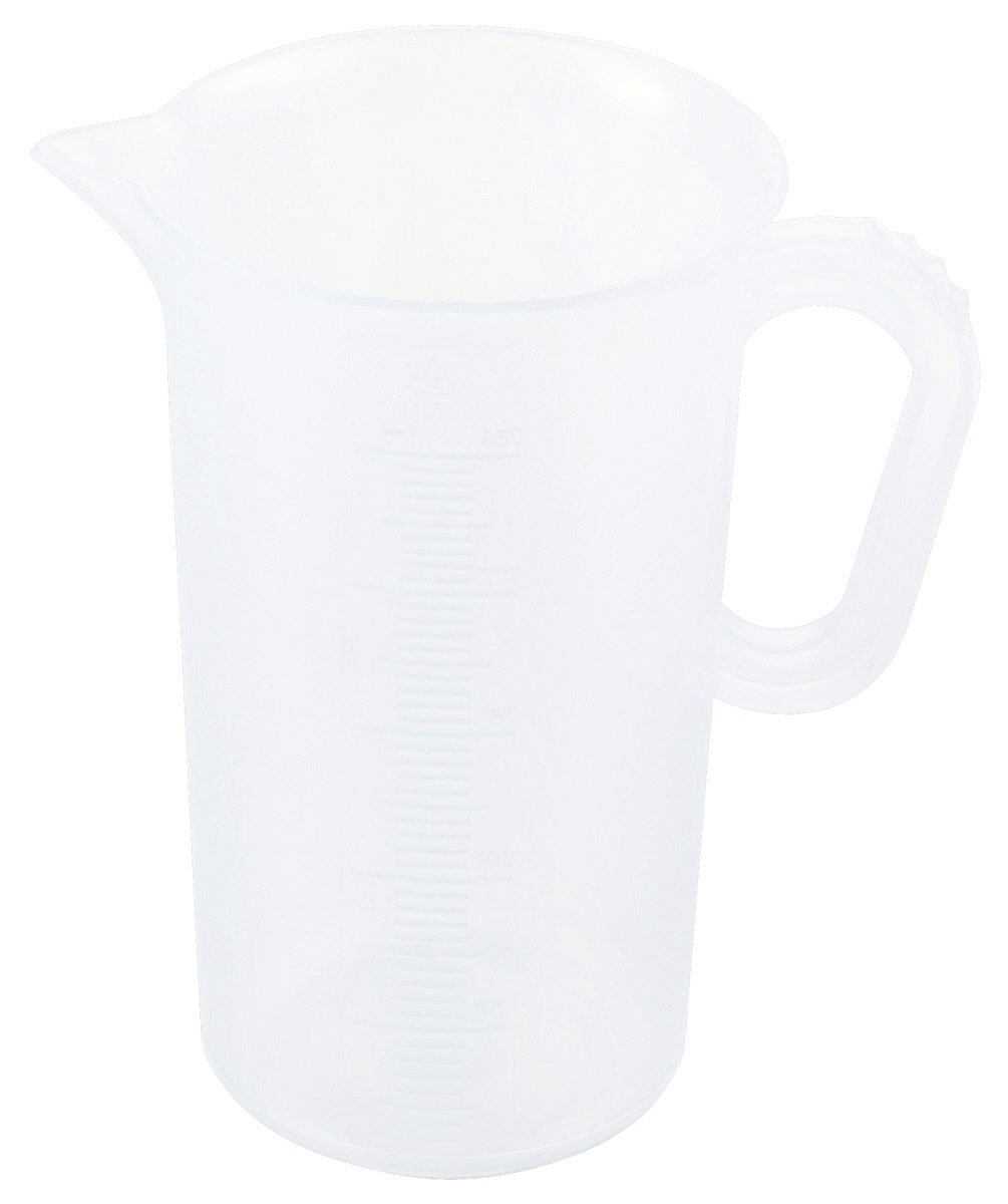 Messbecher 0,25 l milchig-transparent
