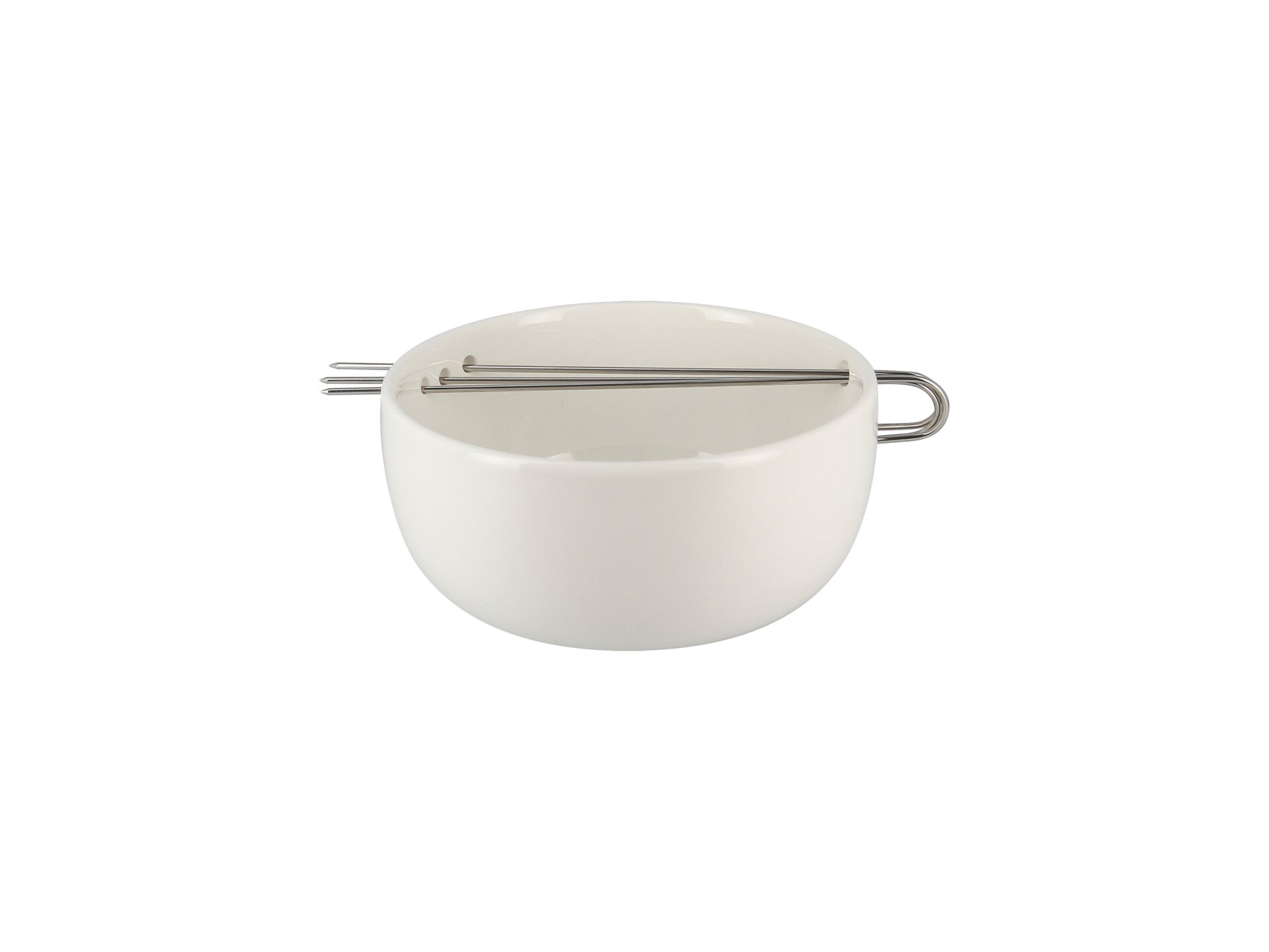 Schale mit seitlichen Löchern 135 mm / 0,45 l weiß