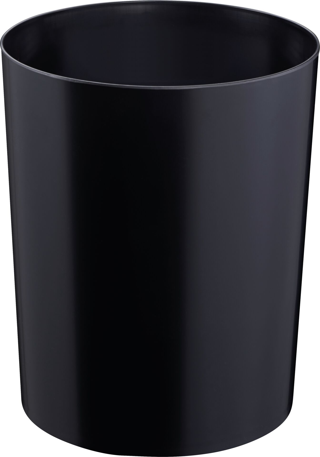 Papierkorb ohne Metallboden schwarz