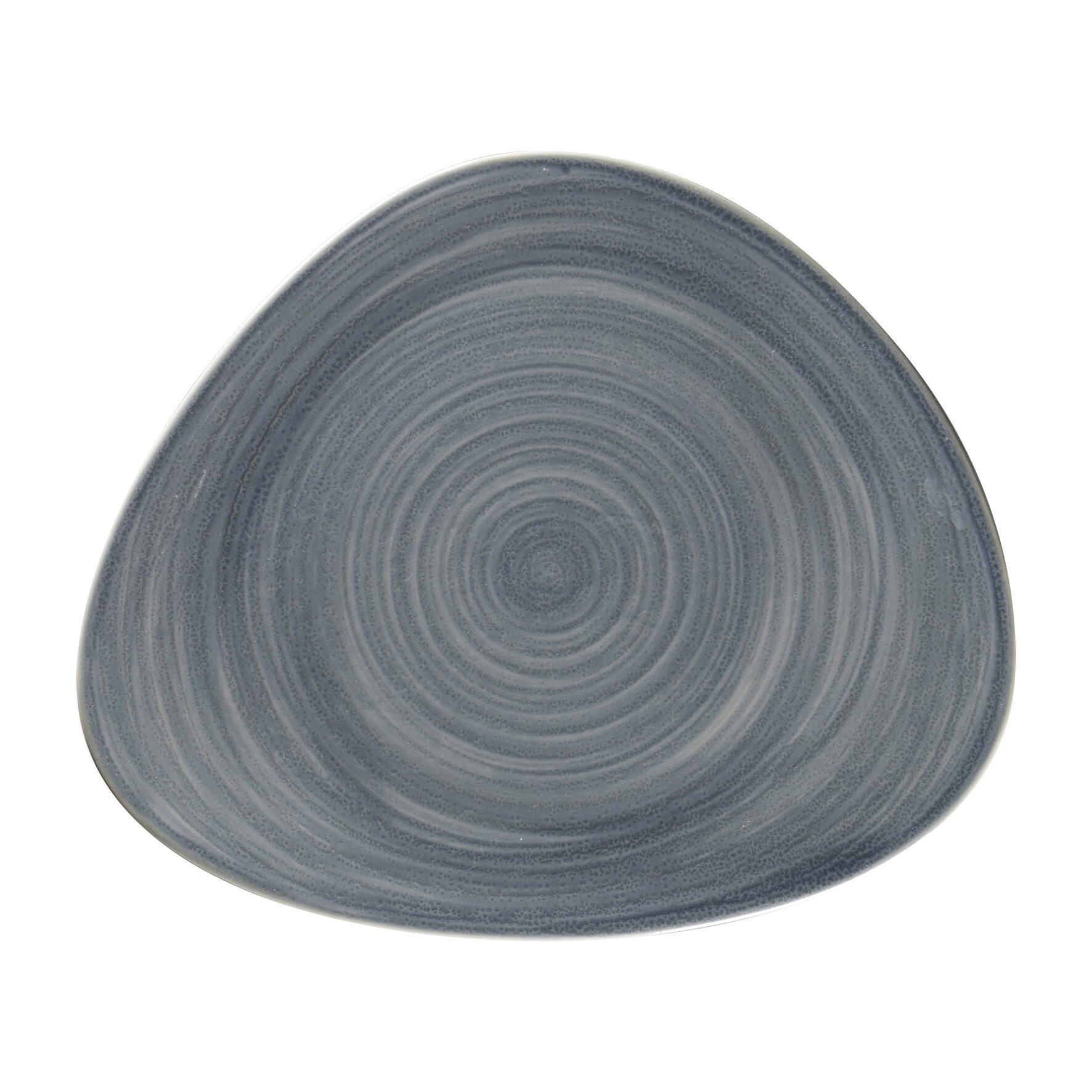 Teller flach organisch 314 x 266 mm jade blue Spot Jade Blue