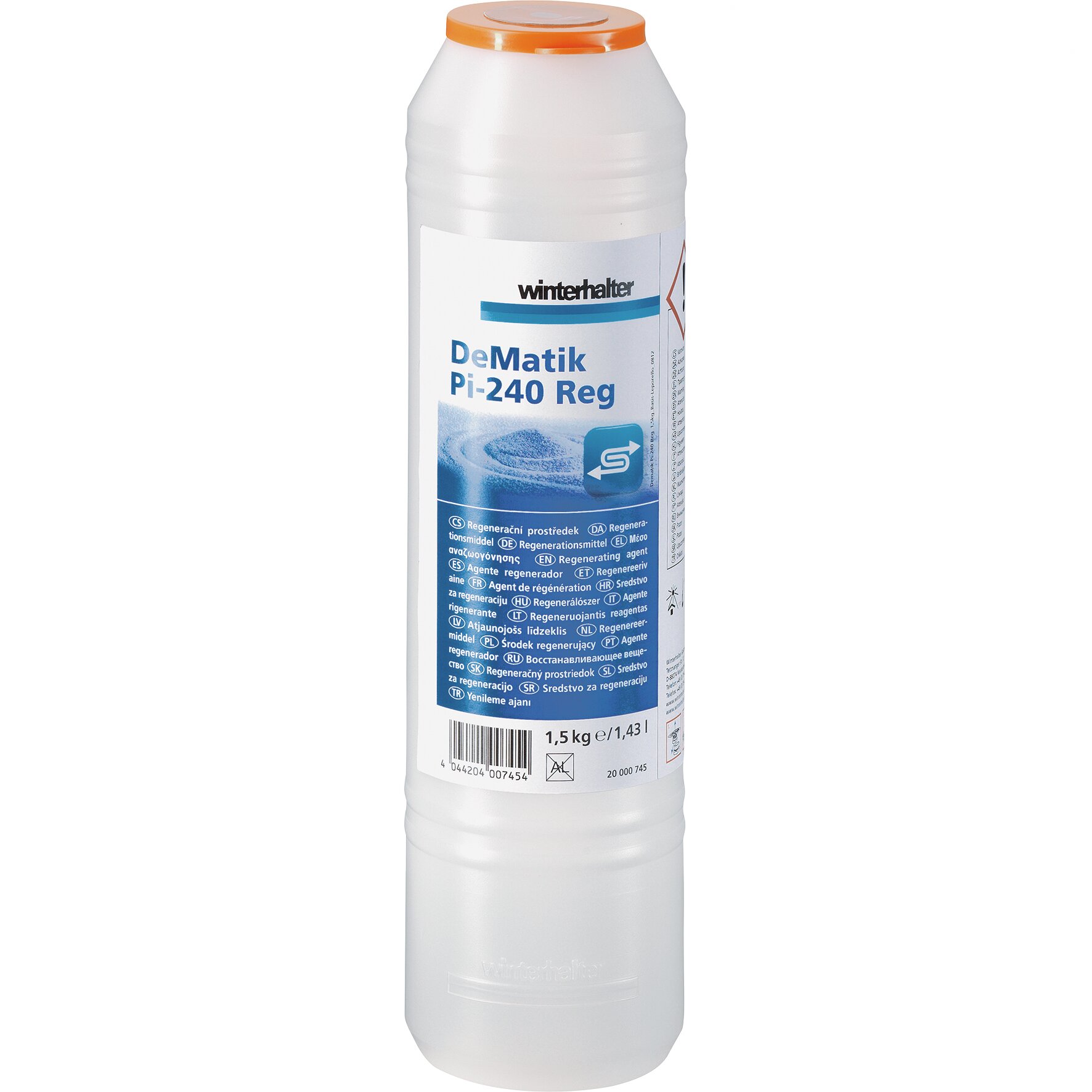 Regeneriermittel DeMatik Pi-240 Reg 1,50 kg / Karton je 6 Flaschen