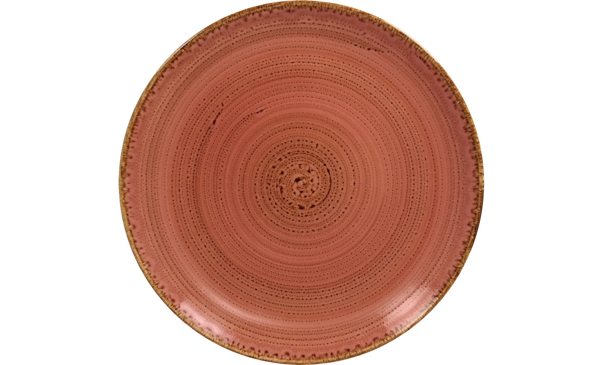 Coupteller flach 270 mm coral