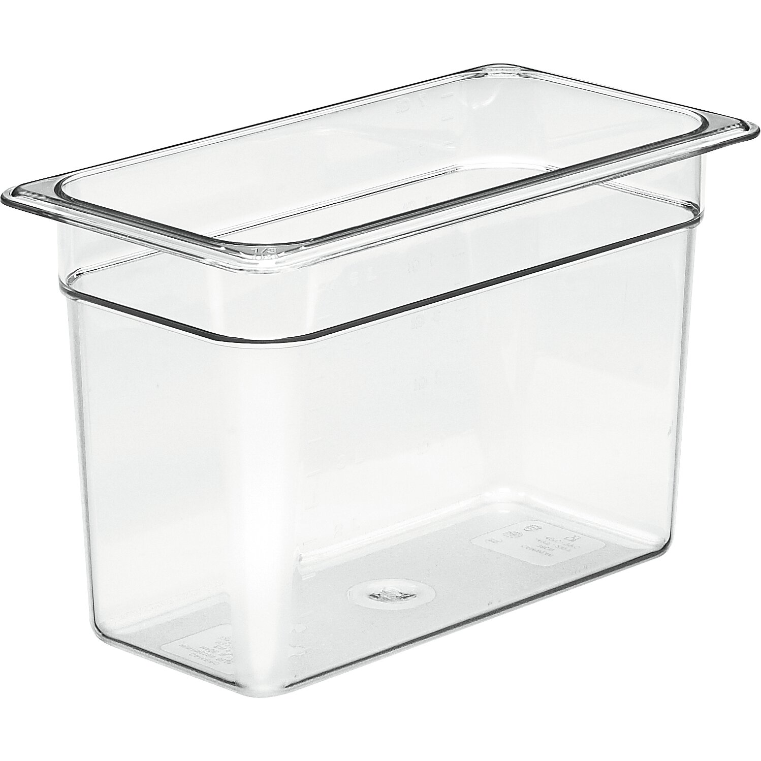 GN-Behälter GN 1/3 325 x 176 x 200 mm Copolymer BPA-frei transparent black