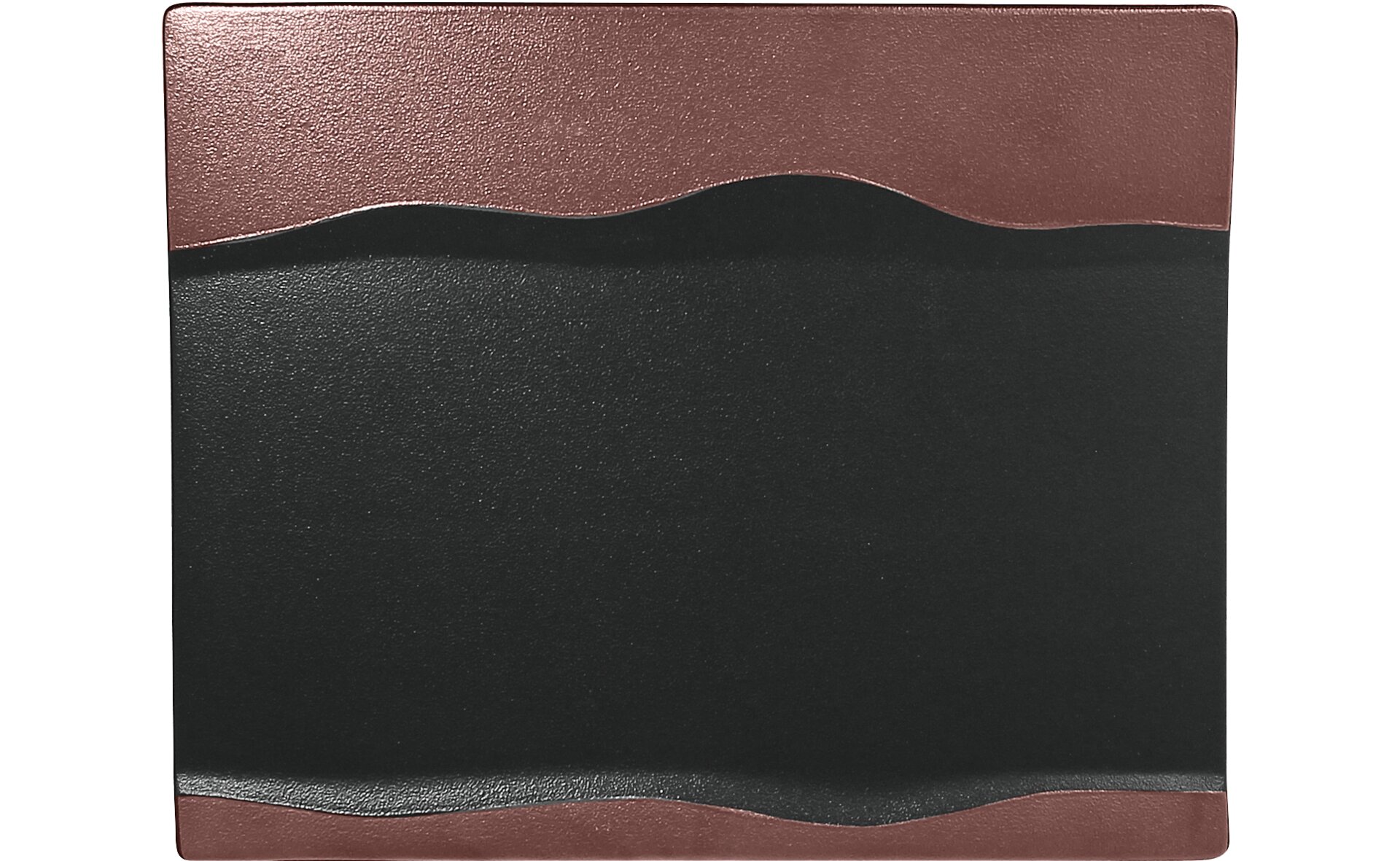 Platte rechteckig 250 x 200 mm Astro black-bronze Metalfusion