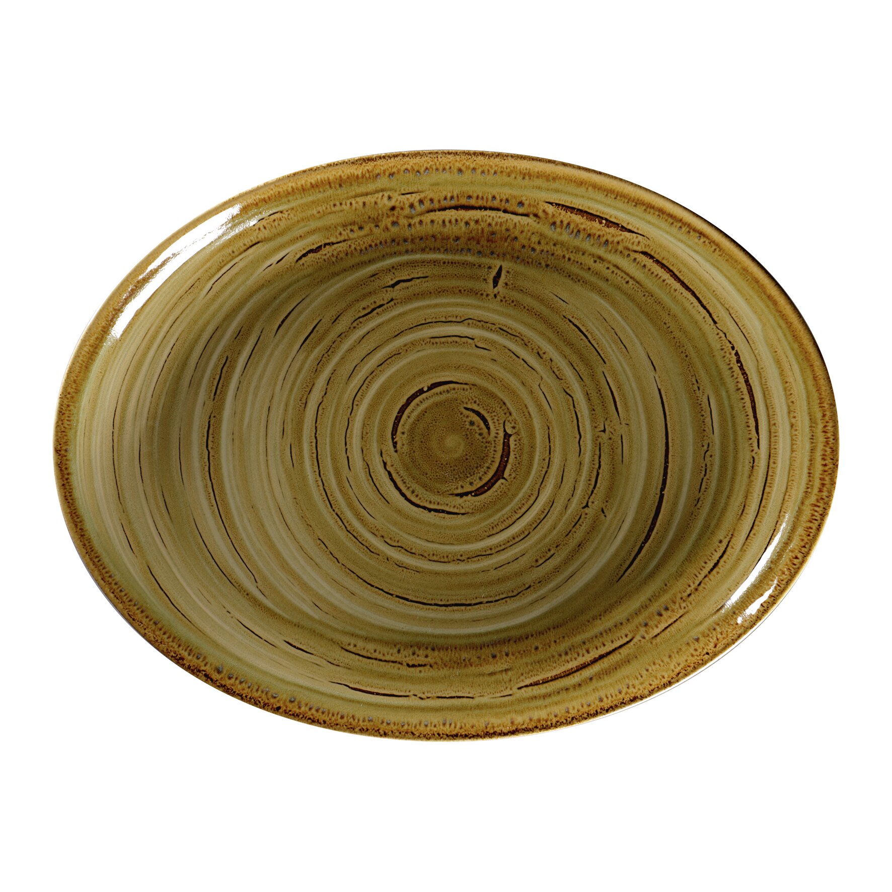 Platte oval 360 x 270 mm garnet beige Spot Garnet Beige