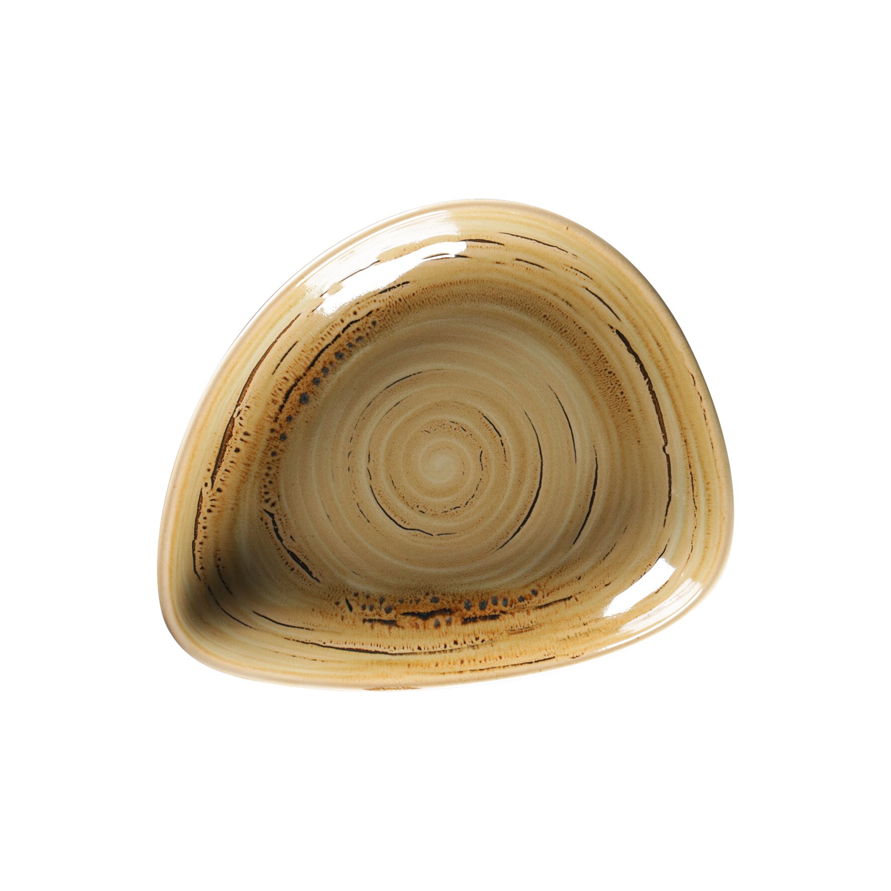 Teller tief organisch 238 x 196 mm / 0,63 l garnet beige Spot Garnet Beige