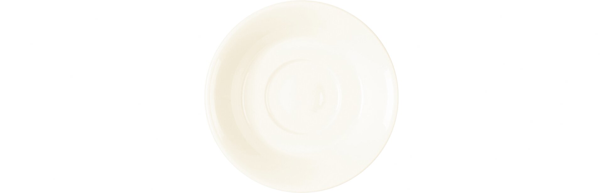 Kaffee- / Tee-Untertasse 150 mm creme für Teetasse FDCU25 + Kaffeetasse FDCU20 Fine Dine