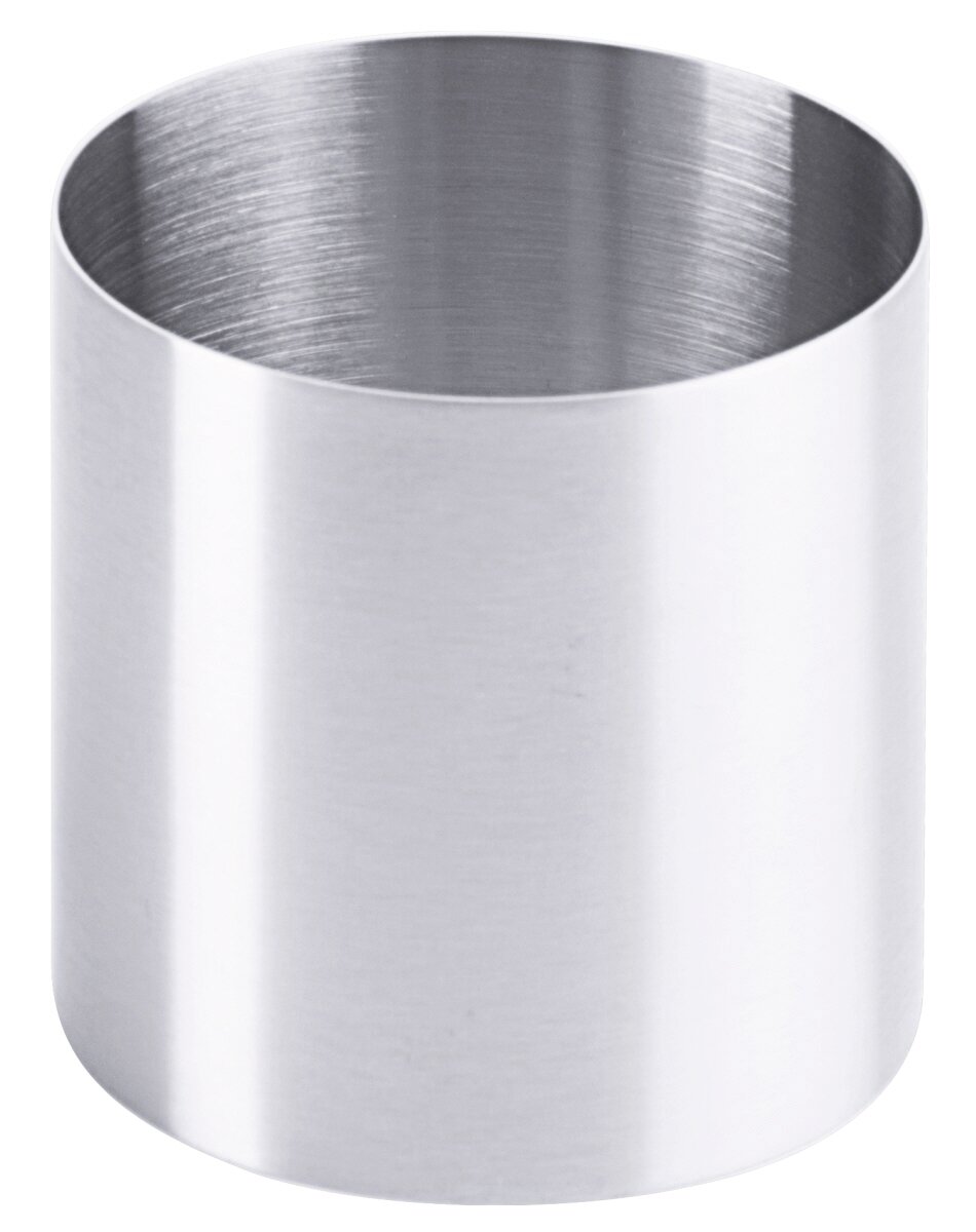 Schaumspeisenring / Runder Ausstecher 60 mm fugenlos seidenmatt poliert