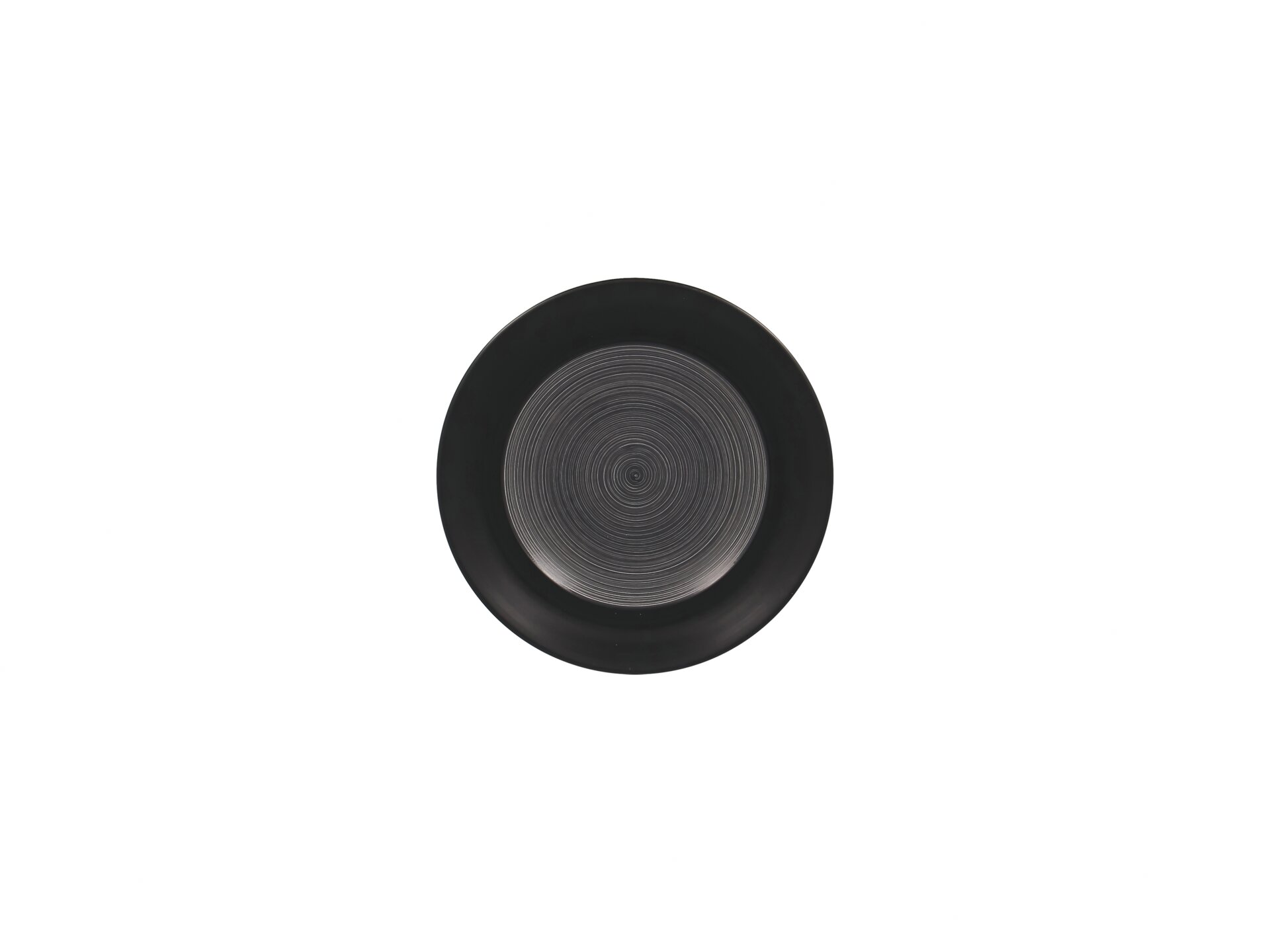 Teller flach rund 170 mm grau