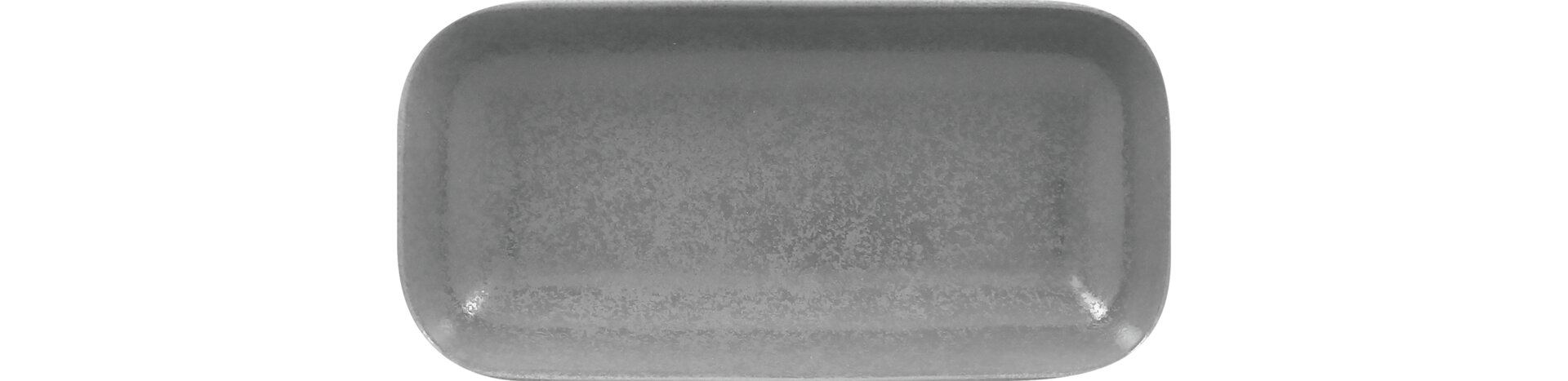 Schale rechteckig 220 x 110 mm grau