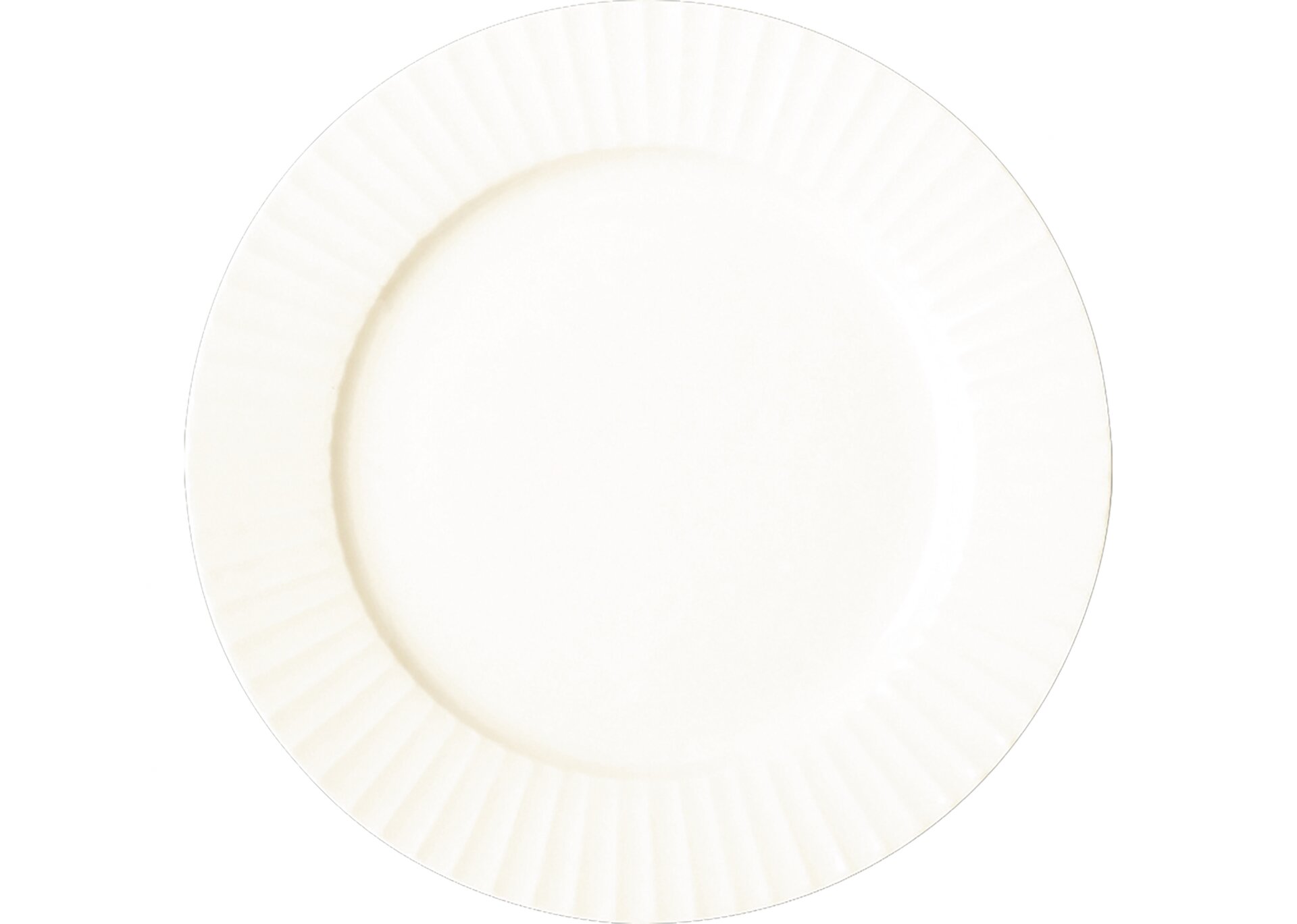 Teller flach 310 mm crème