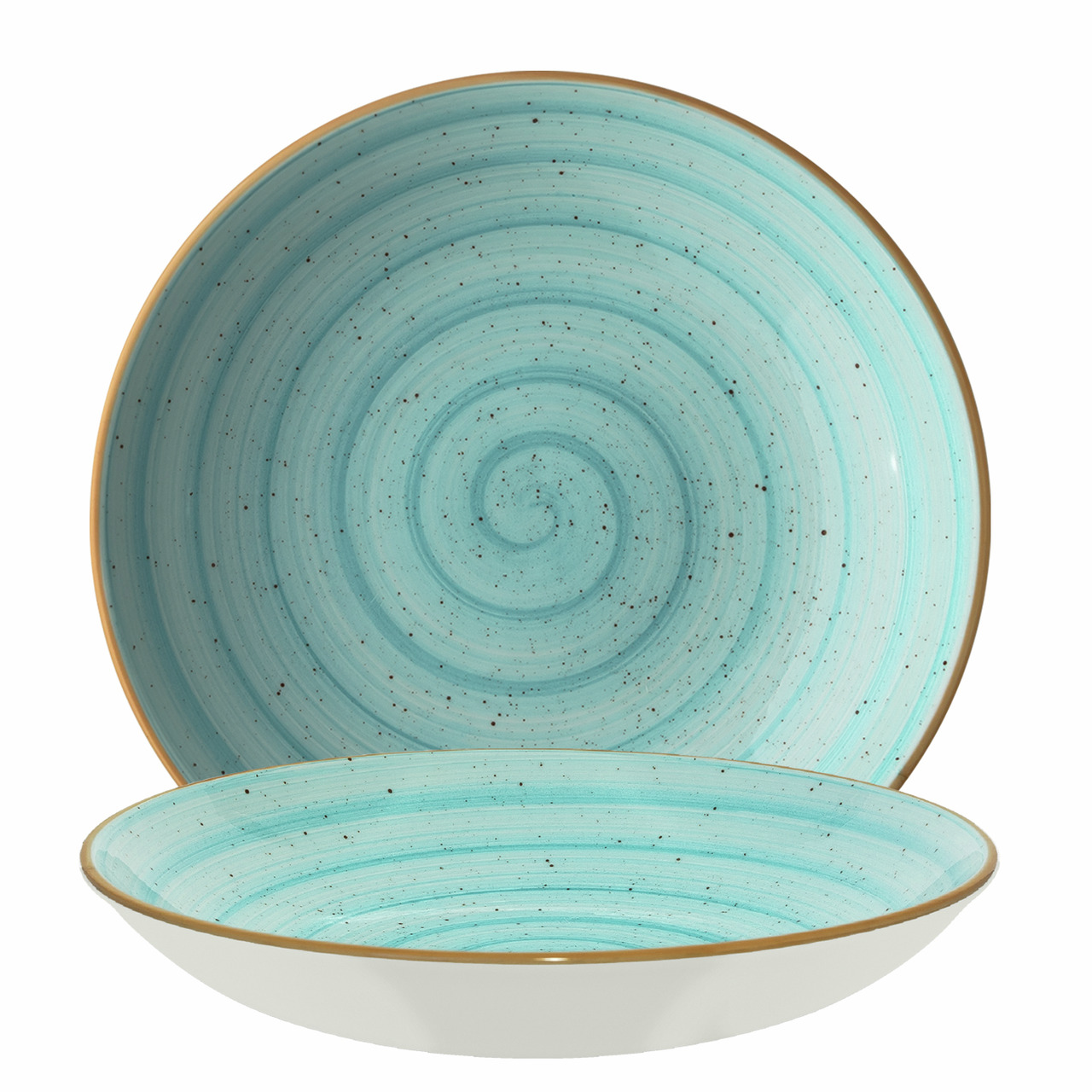Teller tief Bloom 280 mm / 1,70 l Aura Aqua