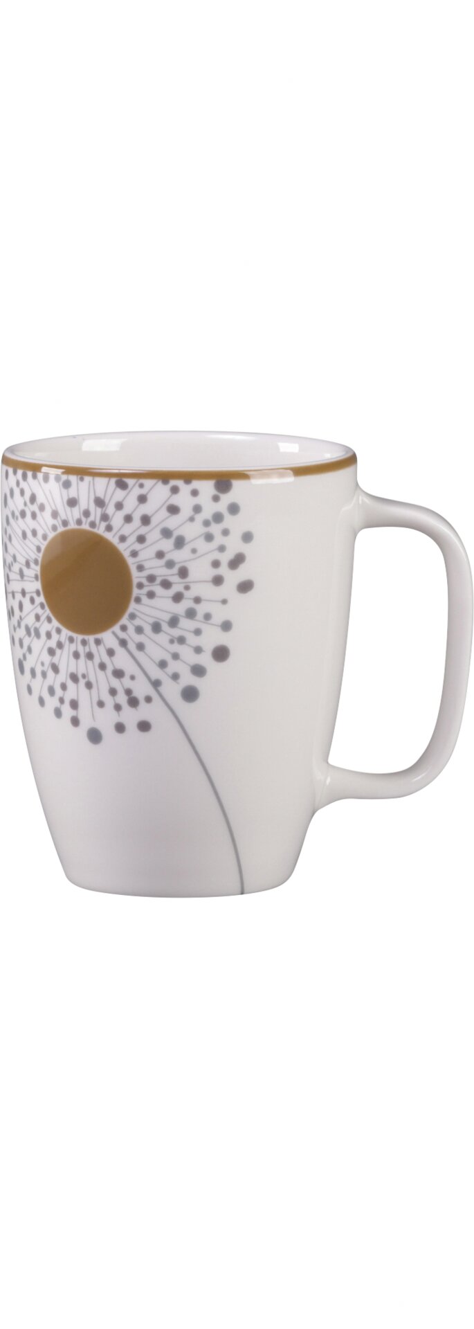 Becher 80 mm / 0,30 l weiß mit Dekor Spring Ease Spring