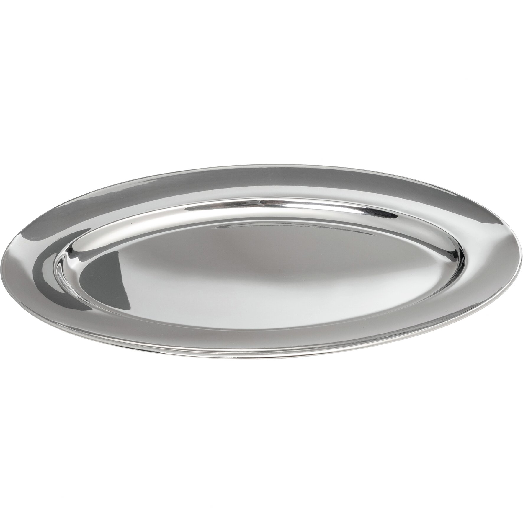 Tablett oval 250 mm Edelstahl Tabletop