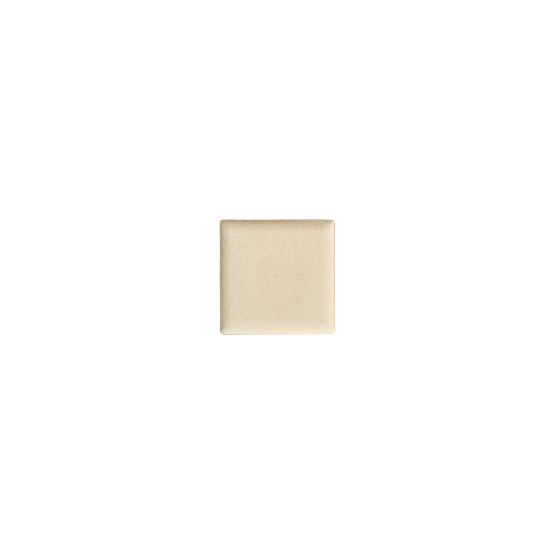 Coupteller flach quadratisch 88 x 88 mm champagne