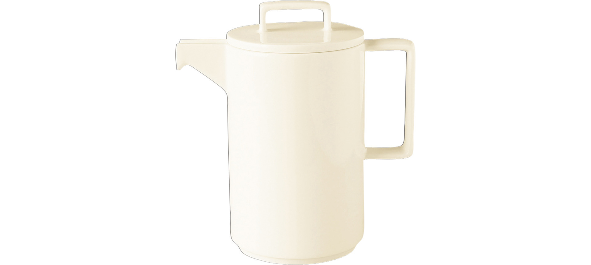 Kaffeekanne mit Deckel 1,00 l creme Kaffeekanne mit Deckel 1,00 l creme