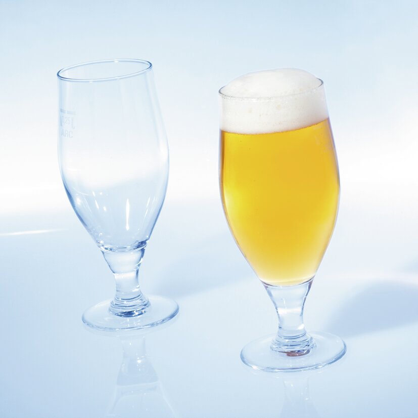 Biertulpe 72 mm / 0,32 l 0,25 /-/ mit Moussierpunkt transparent