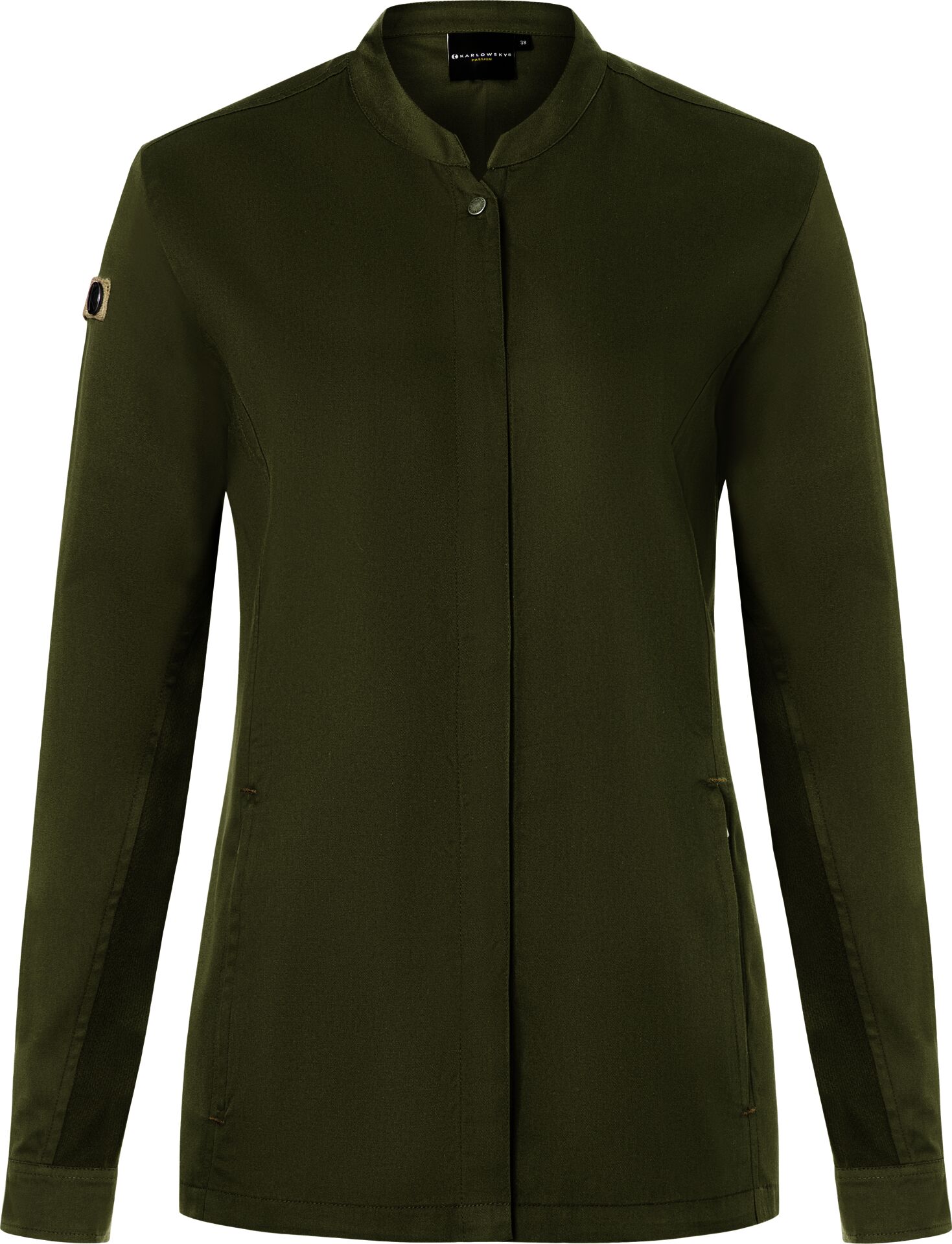 Kochjacke Damen "Green-Generation", moos grün Größe 44