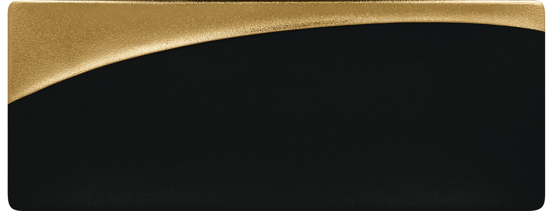 Platte rechteckig / Sushi-Platte 420 x 164 mm gold