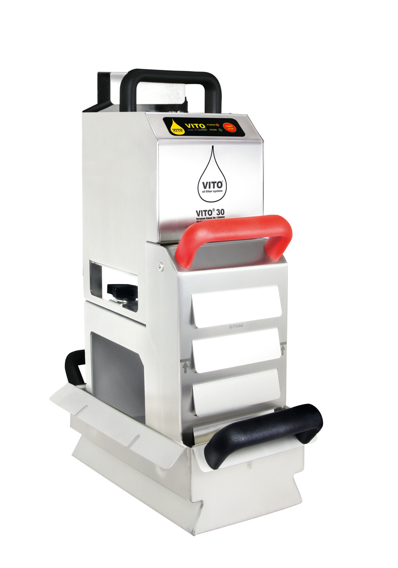 Frittierölfilter Vito 30 / Leistung bis zu 30,00 l/min. / Sogtiefe bis 200 mm