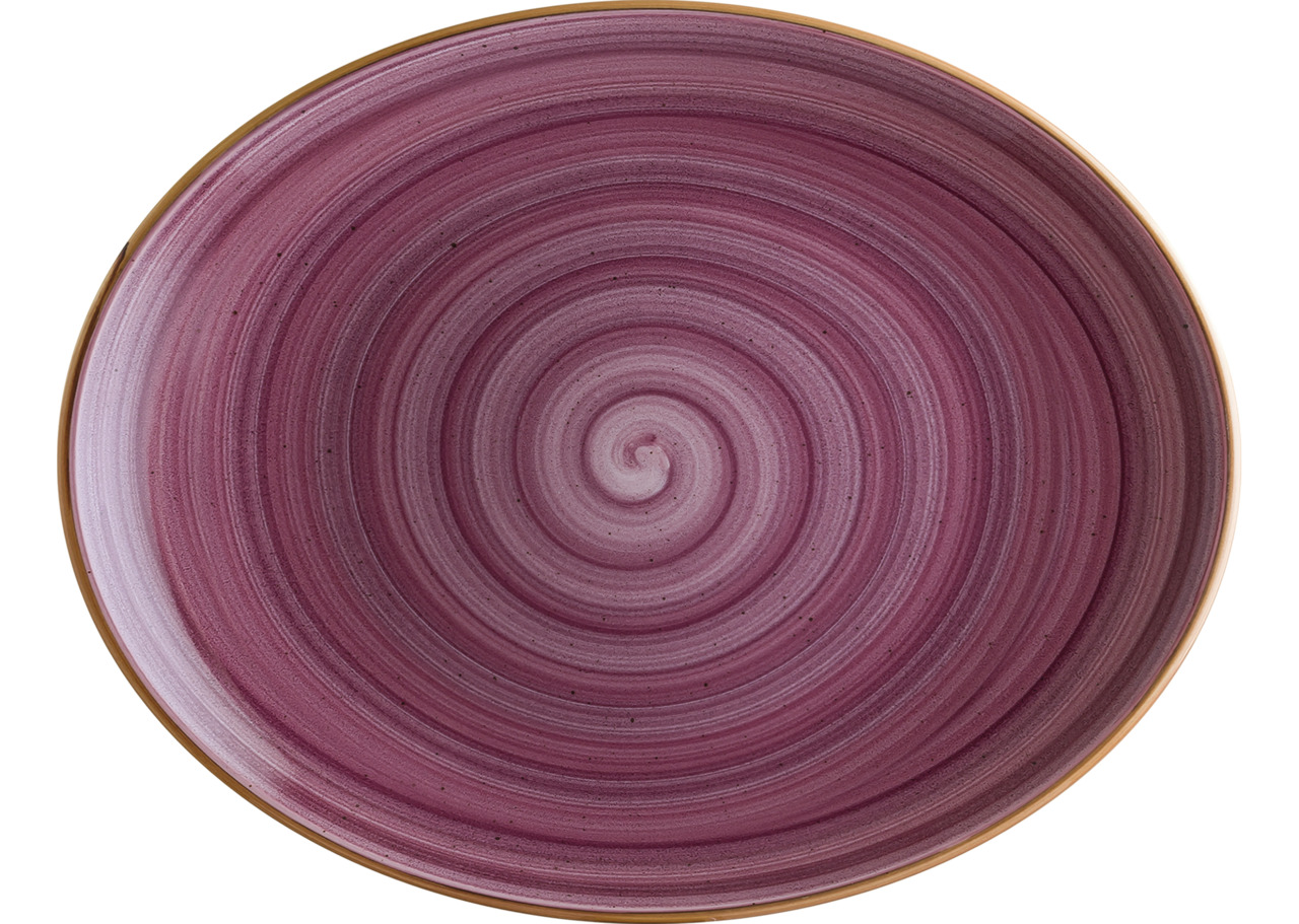 Platte oval Moove 310 x 240 mm Aura Blackberry
