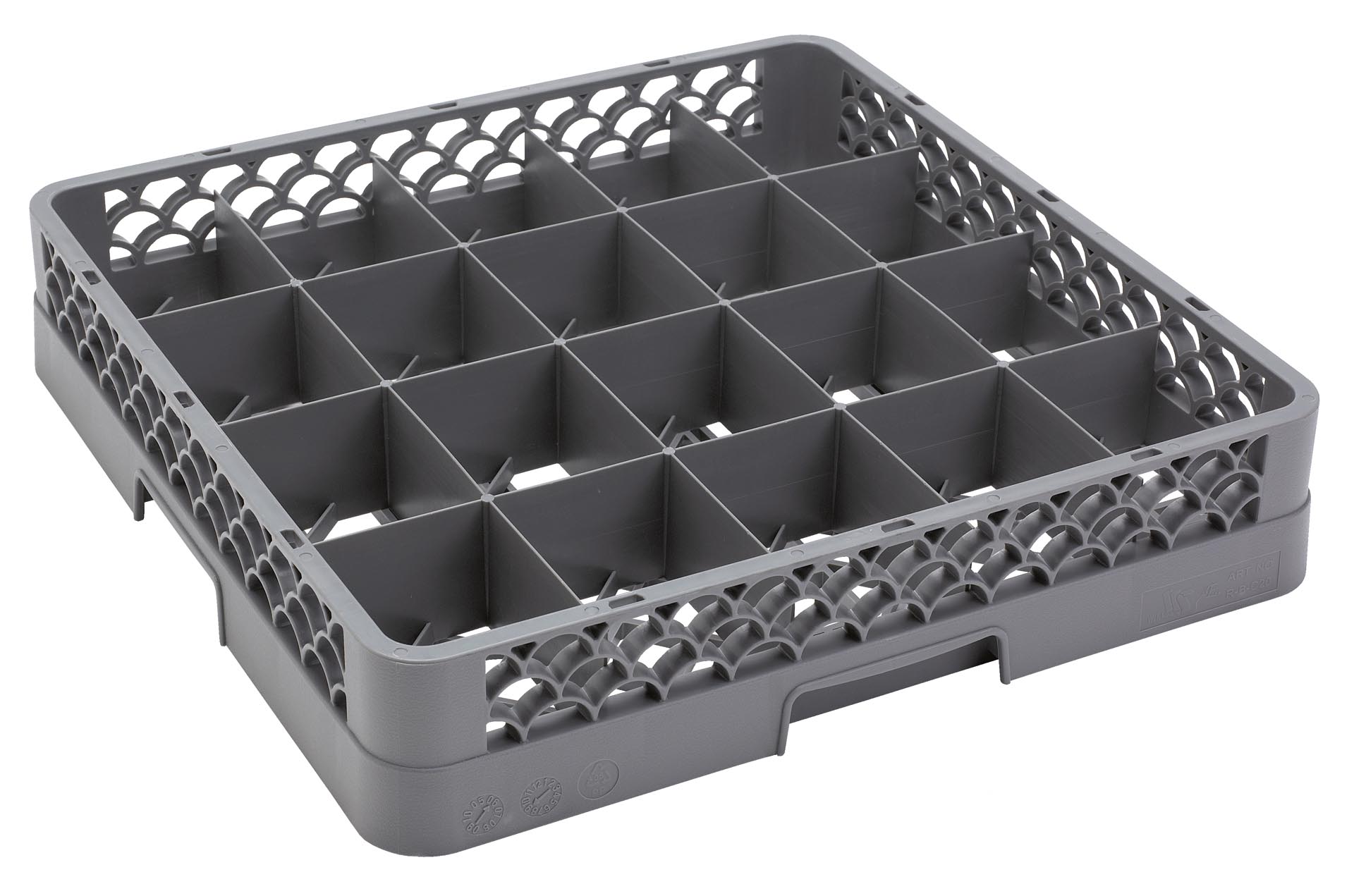 Tassenkorb /  Gläserkorb 20 Fächer