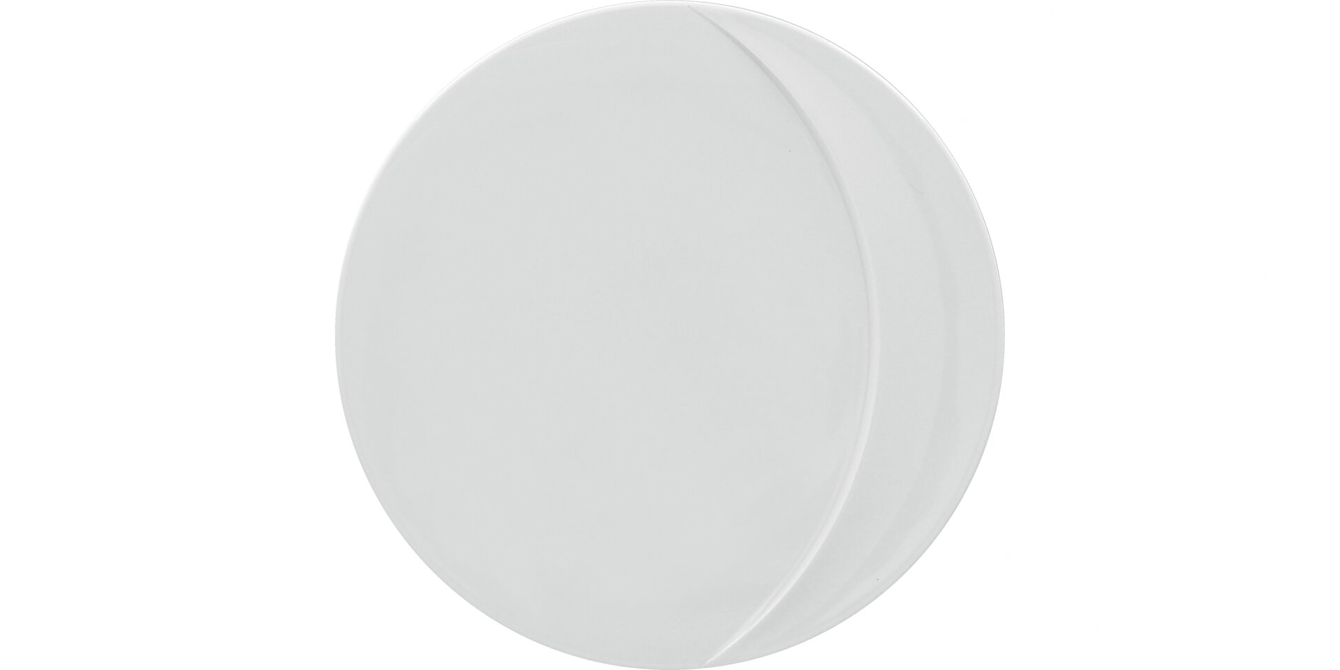 Teller flach 210 mm plain-white auch als Deckel für Schale MOBW20 Moon