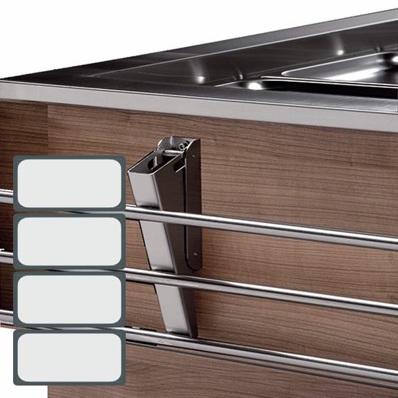 Tablettrutsche Edelstahl, für Büfetts GN 4/1 Tablettrutsche Edelstahl, für Büfetts GN 4/1