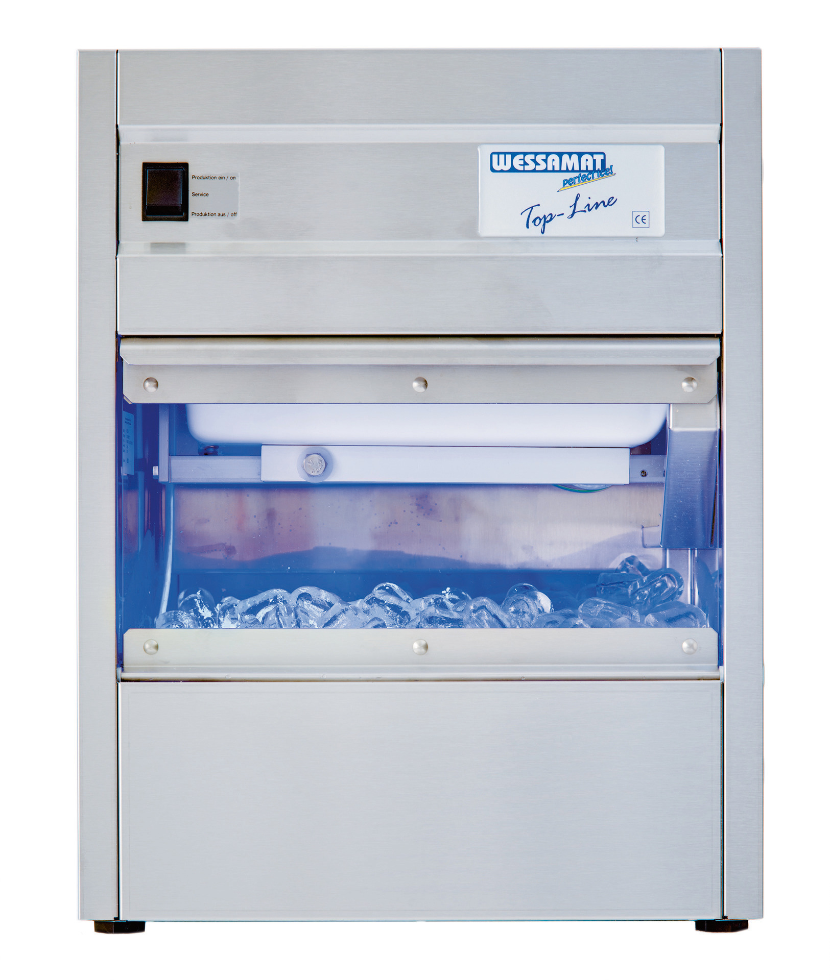 Eiswürfelbereiter W 21 W / 24,00 kg/24 h / 9,00 kg Vorrat / Wasserkühlung