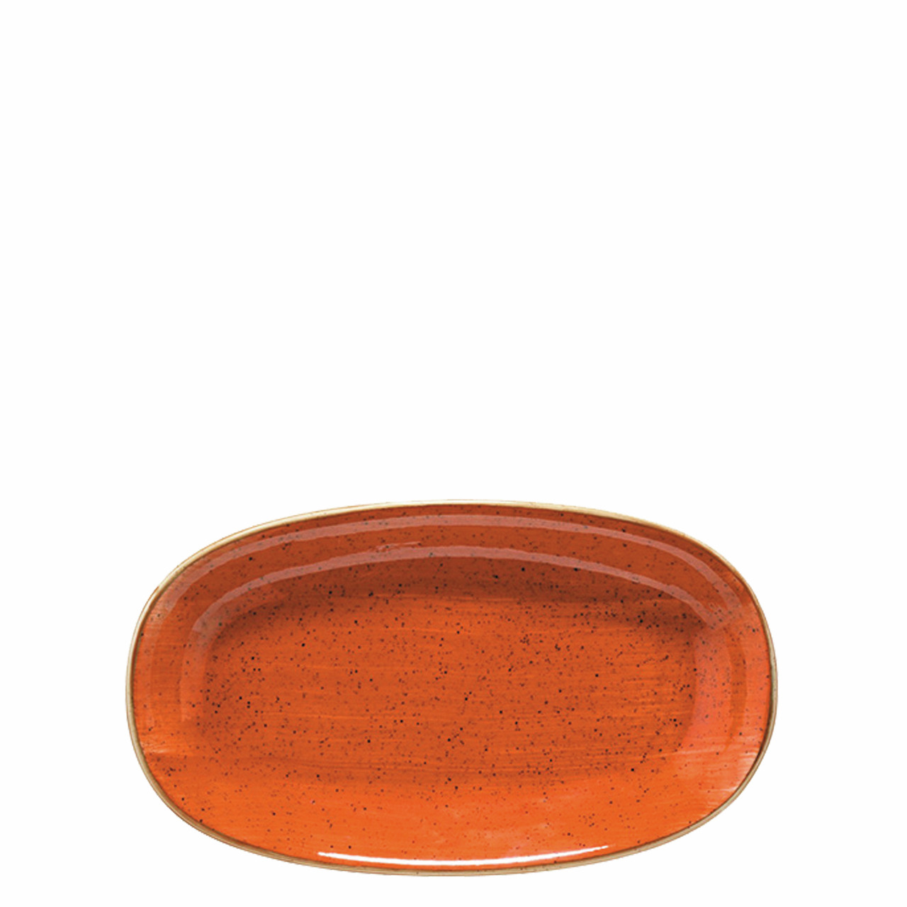 Platte oval Gourmet 238 x 142 mm  Aura Terracotta