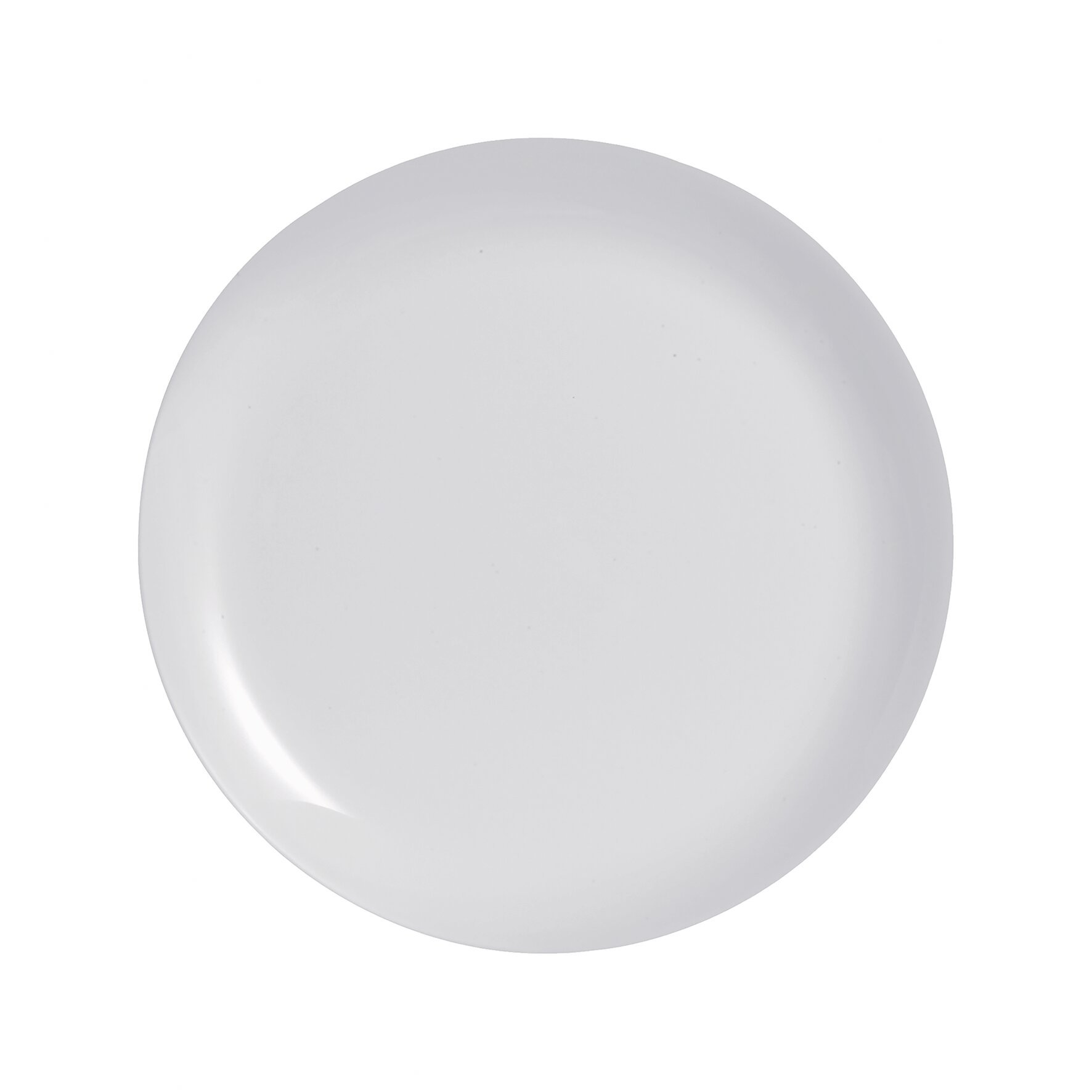 Coupteller flach 270 mm uni grau
