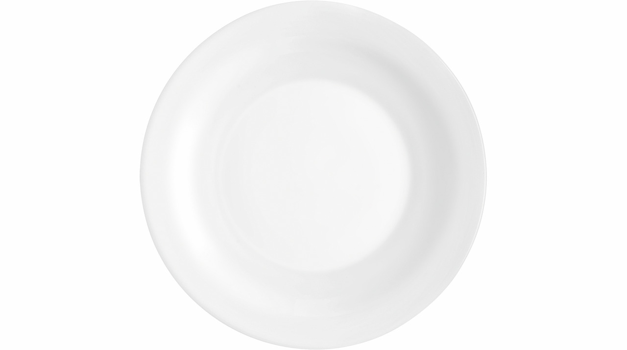 Teller flach 155 mm weiß Careware Sicura White