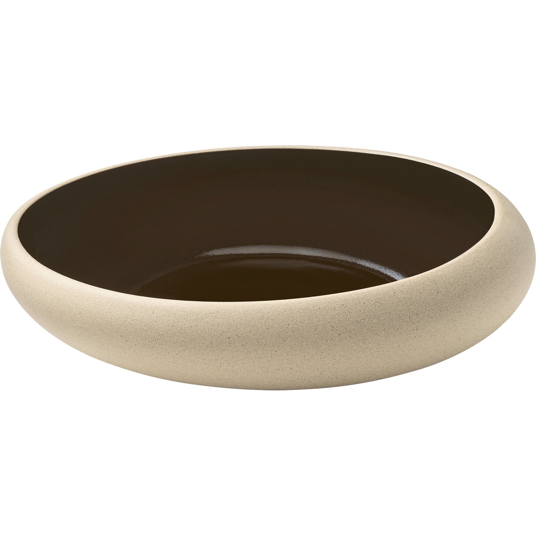 Coupteller halbtief rund 260 mm schwarz Embrace