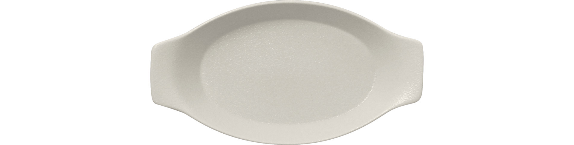 Schale oval mit Griffen 250 x 140 mm / 0,42 l sand