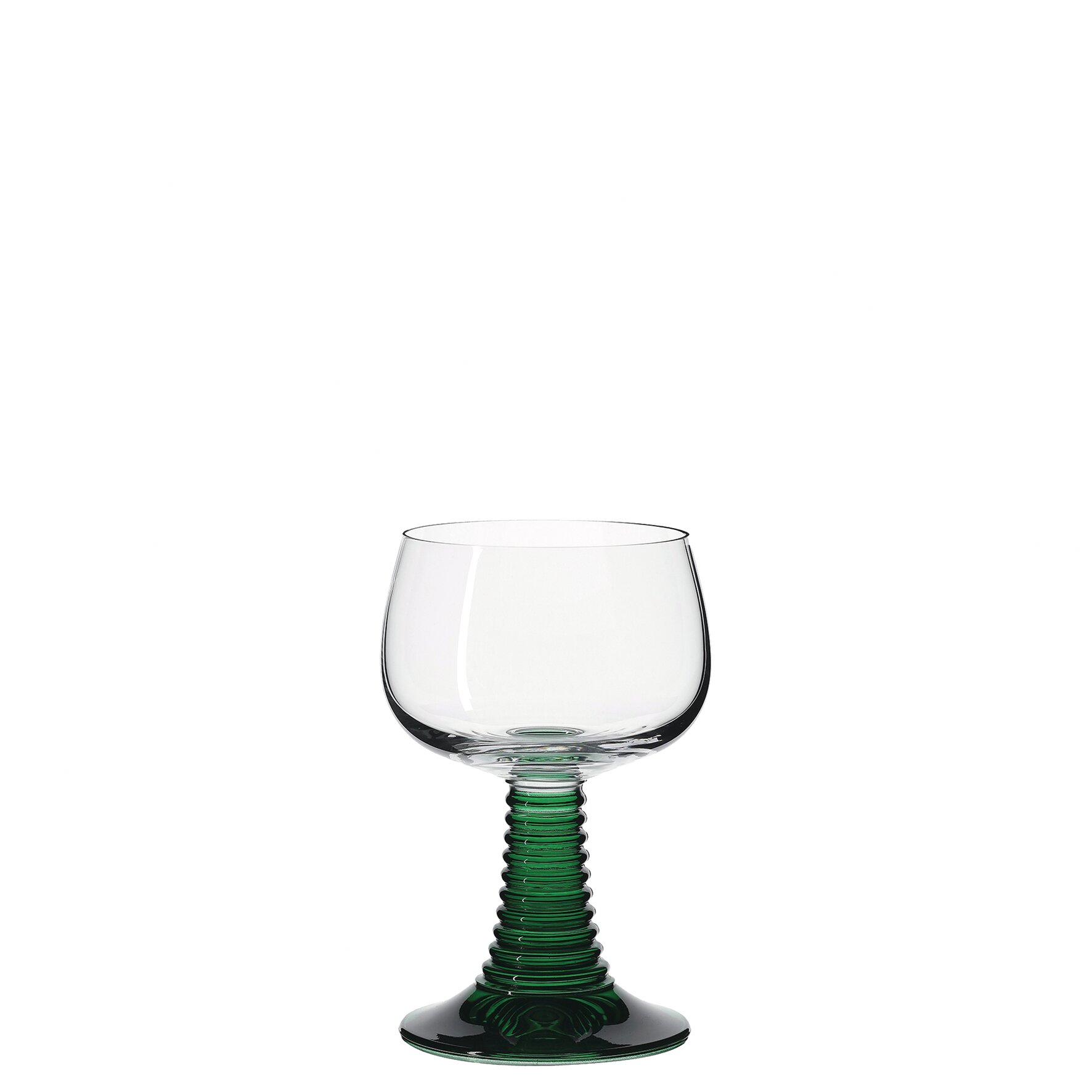 Weinrömer mit grünem Fuß 90 mm / 0,27 l 0,20 /-/