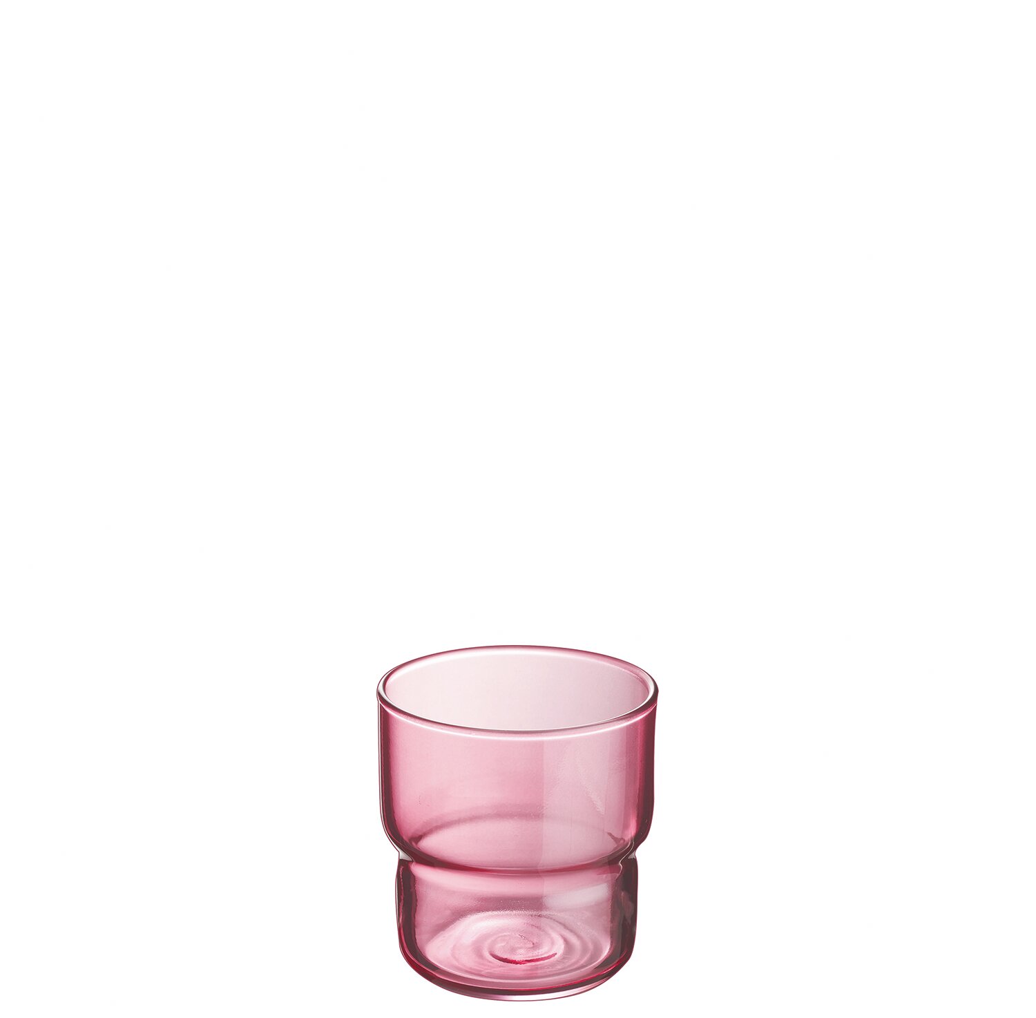 Stapelbecher "FH22" 73 mm / 0,22 l cherry Log farbig