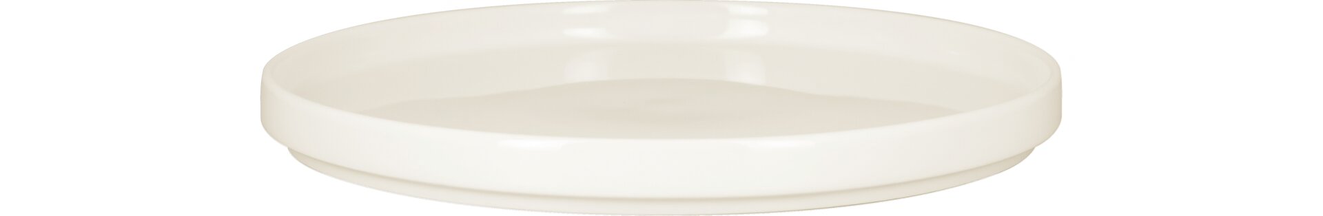 Teller flach ohne Rand 270 mm creme auch als Deckel für Teller tief NODP27