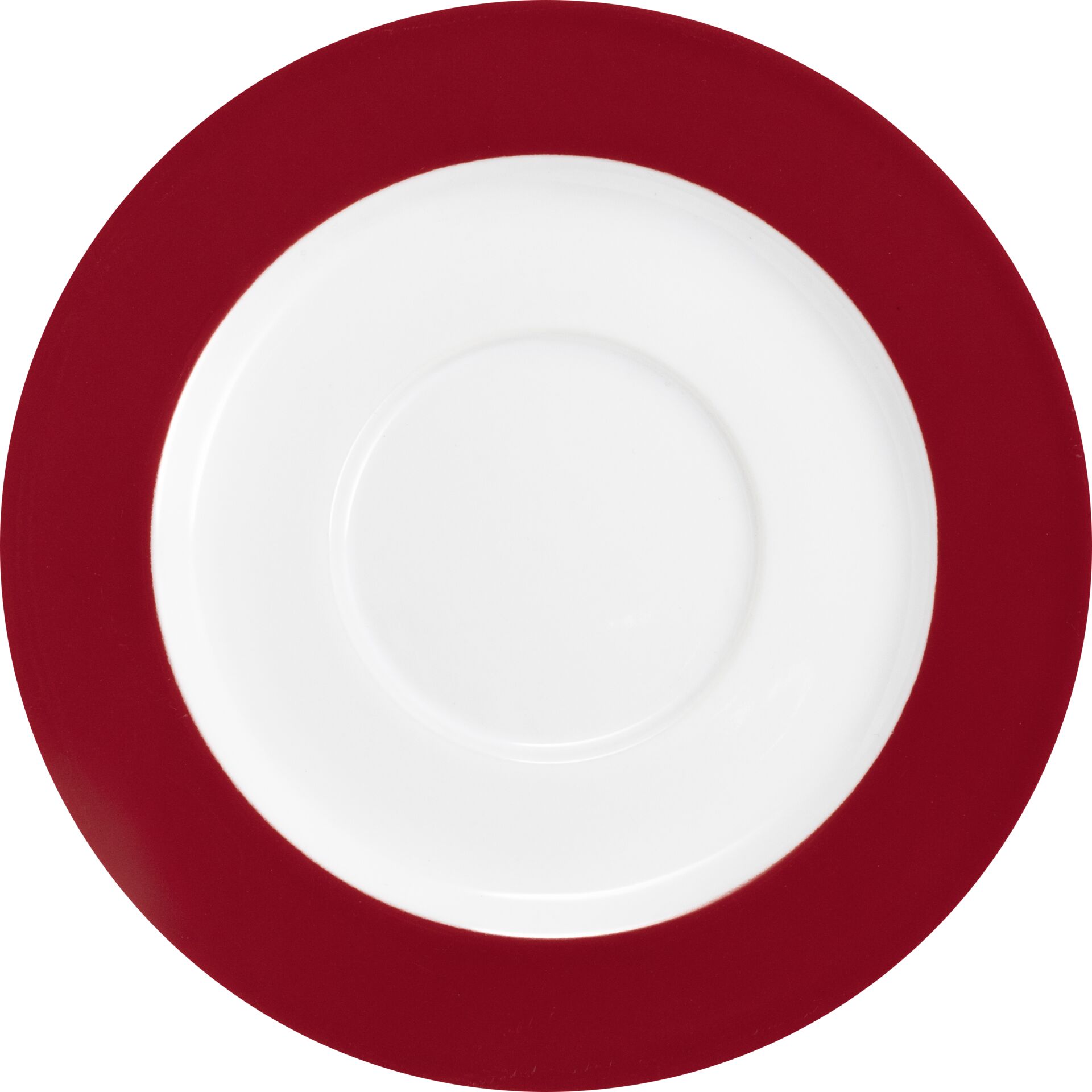 Untertasse "System color" 15 cm rot