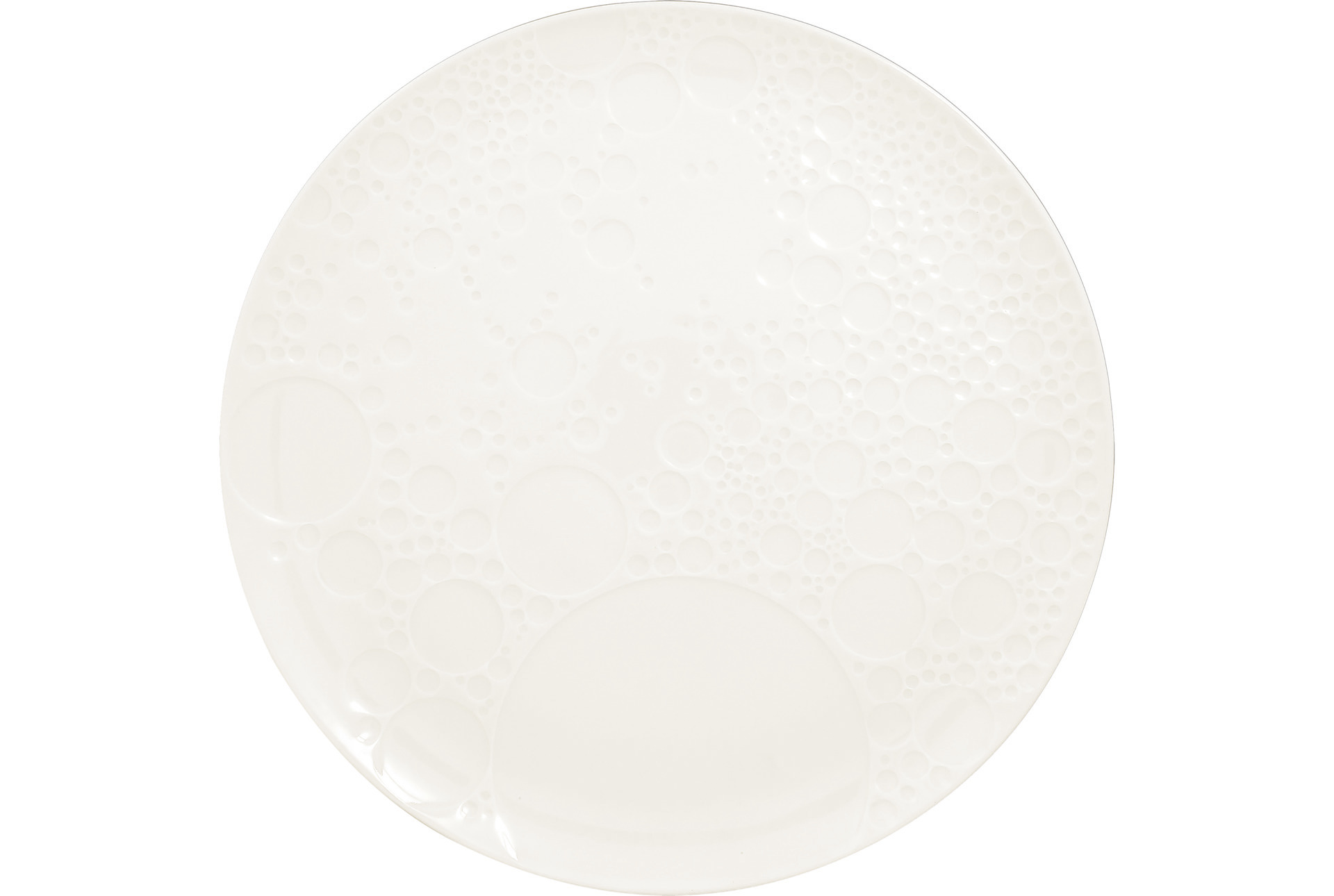 Teller rund mit Relief create 300 mm plain-white
